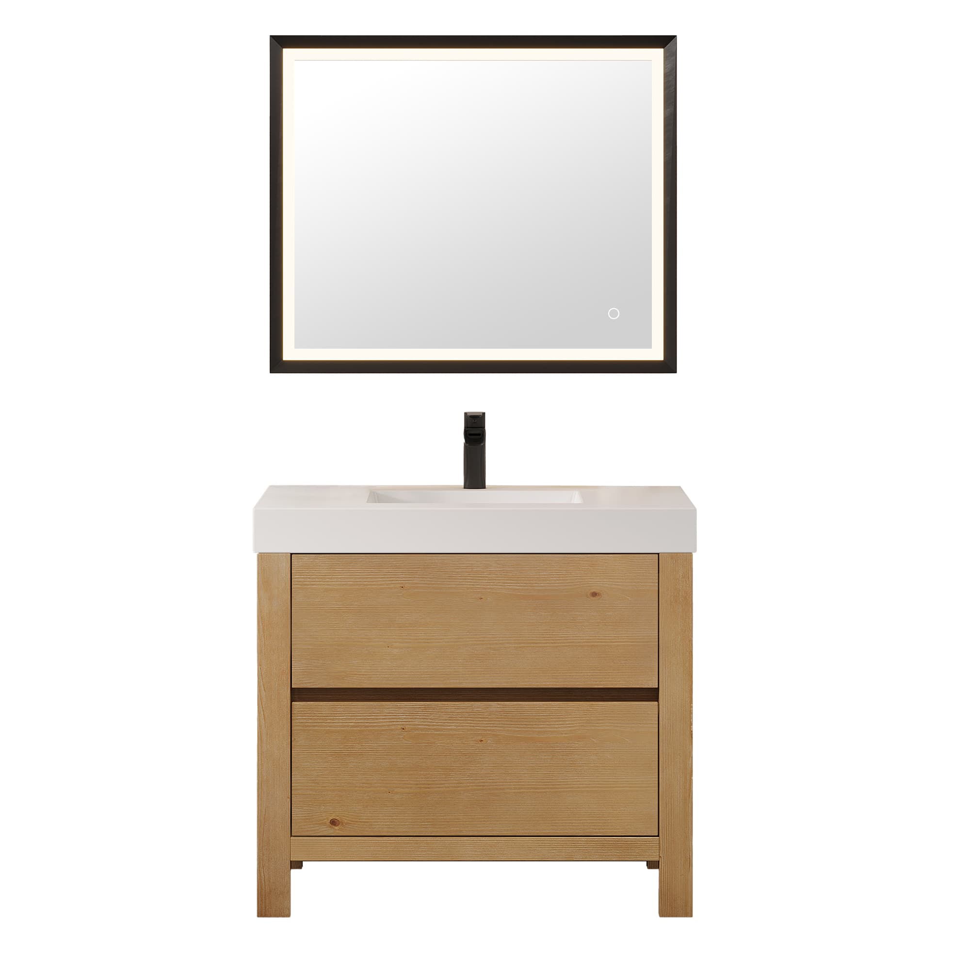 Altair Cascadia Freestanding Bathroom Vanity in Weathered Fir - photo 1 of 15