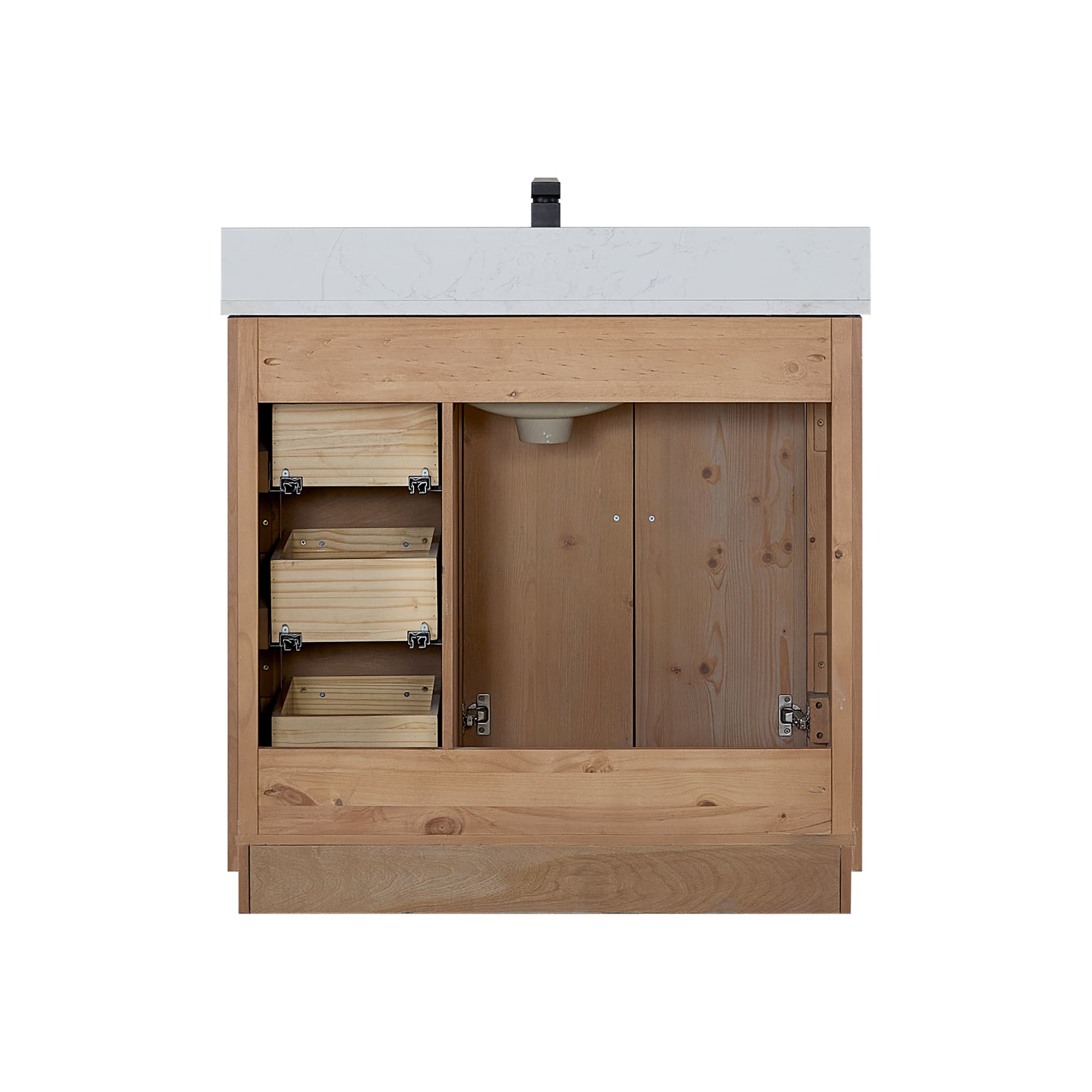 Altair Cicero Single Sink Freestanding Bathroom Vanity in Light Brown - photo 14 of 14