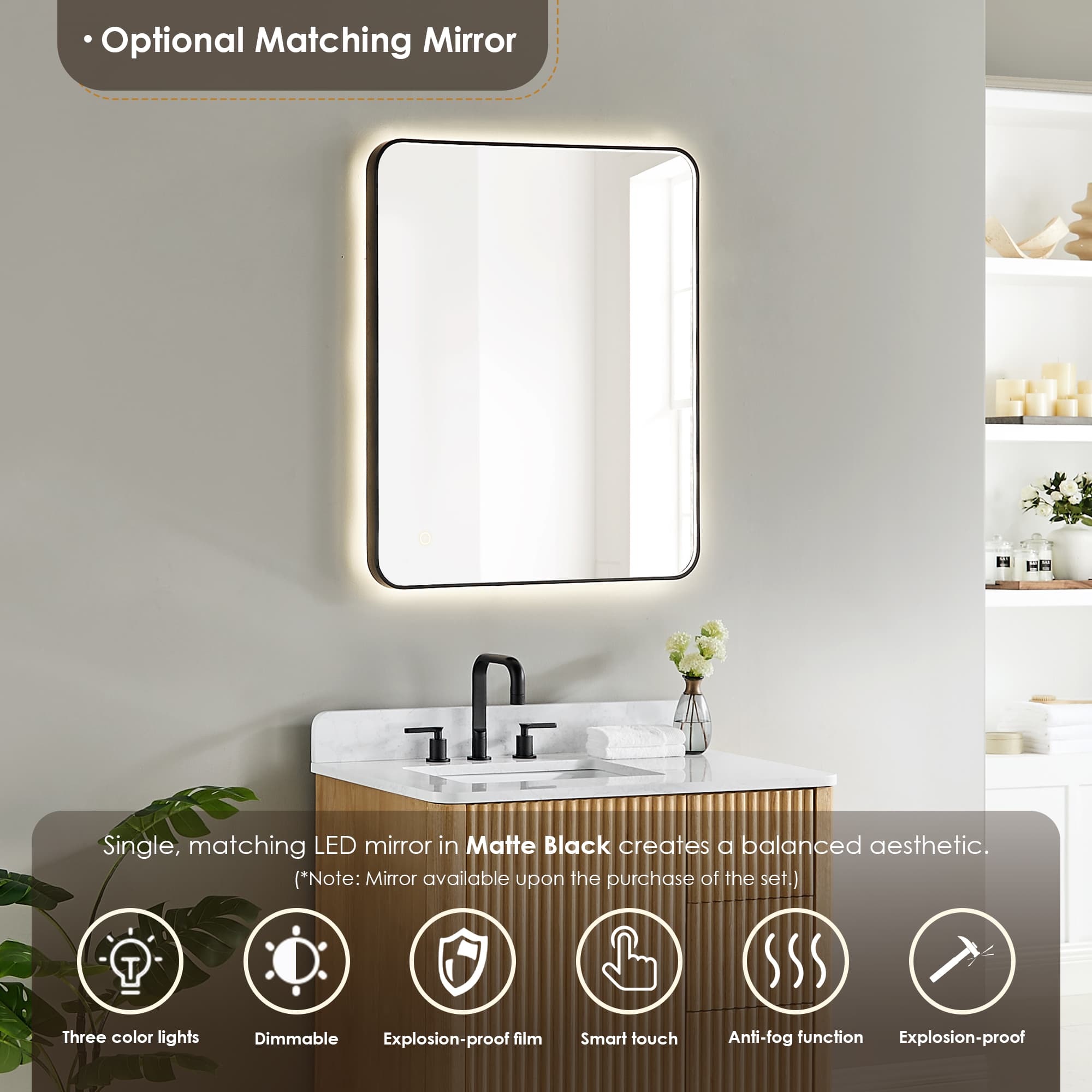 Altair Clayton Freestanding Bathroom Vanity in Washed Light Brown - photo 13 of 17