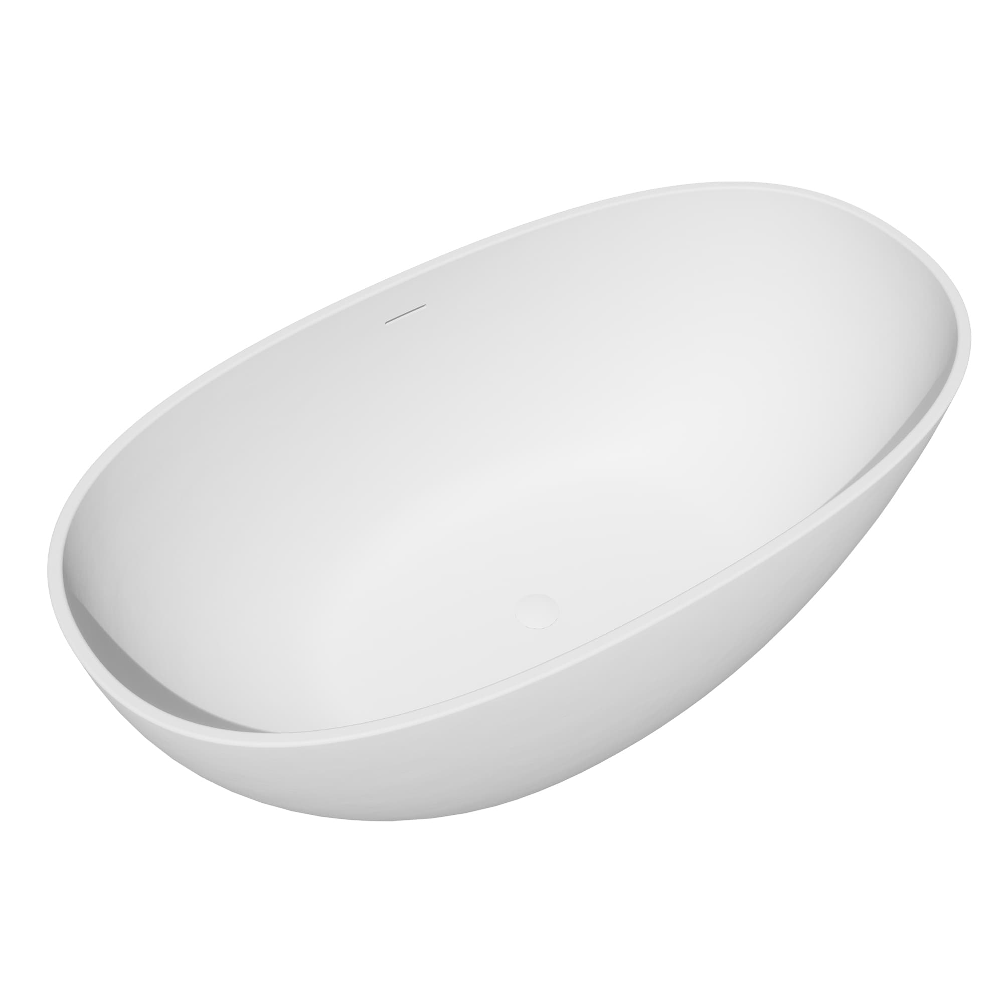Altair Euston Solid Surface Freestanding Soaking Bathtub - photo 3 of 24