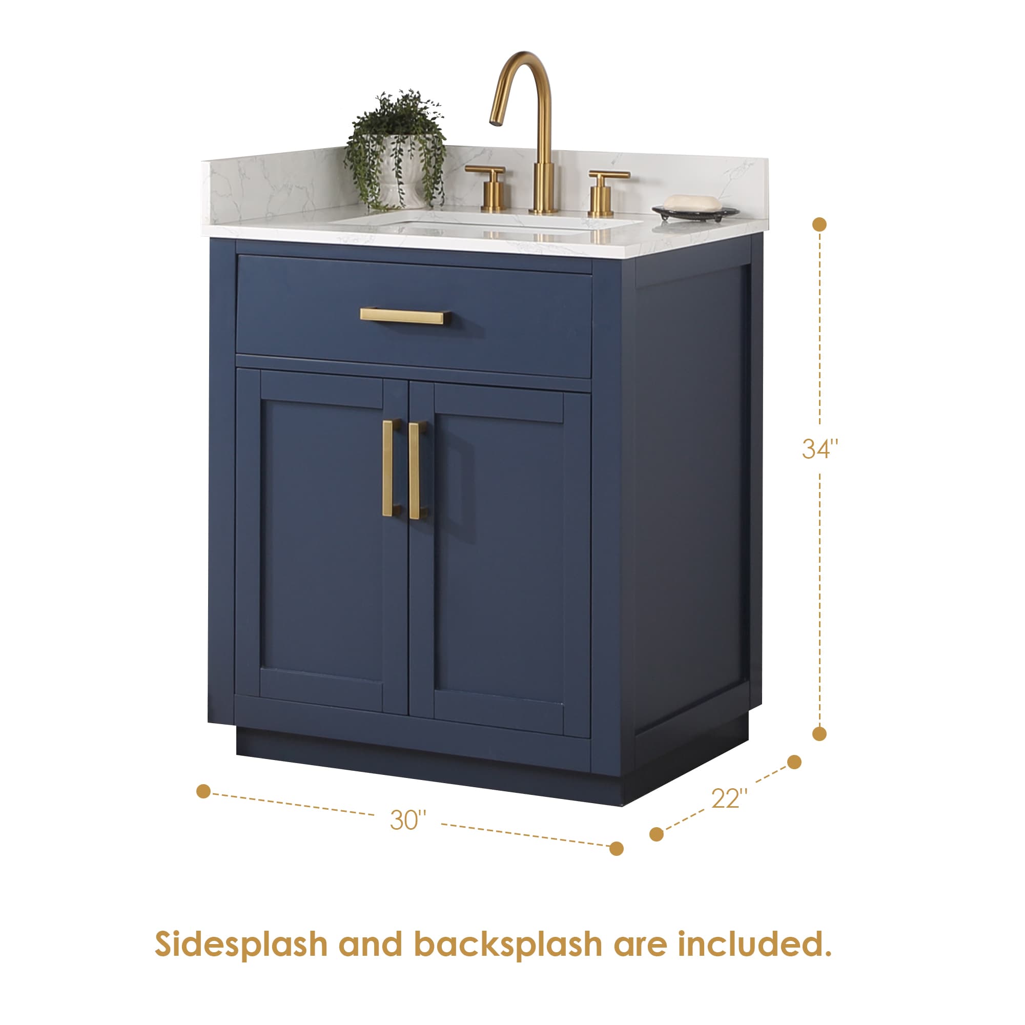 Altair Gavino Freestanding Bathroom Vanity - photo 11 of 12