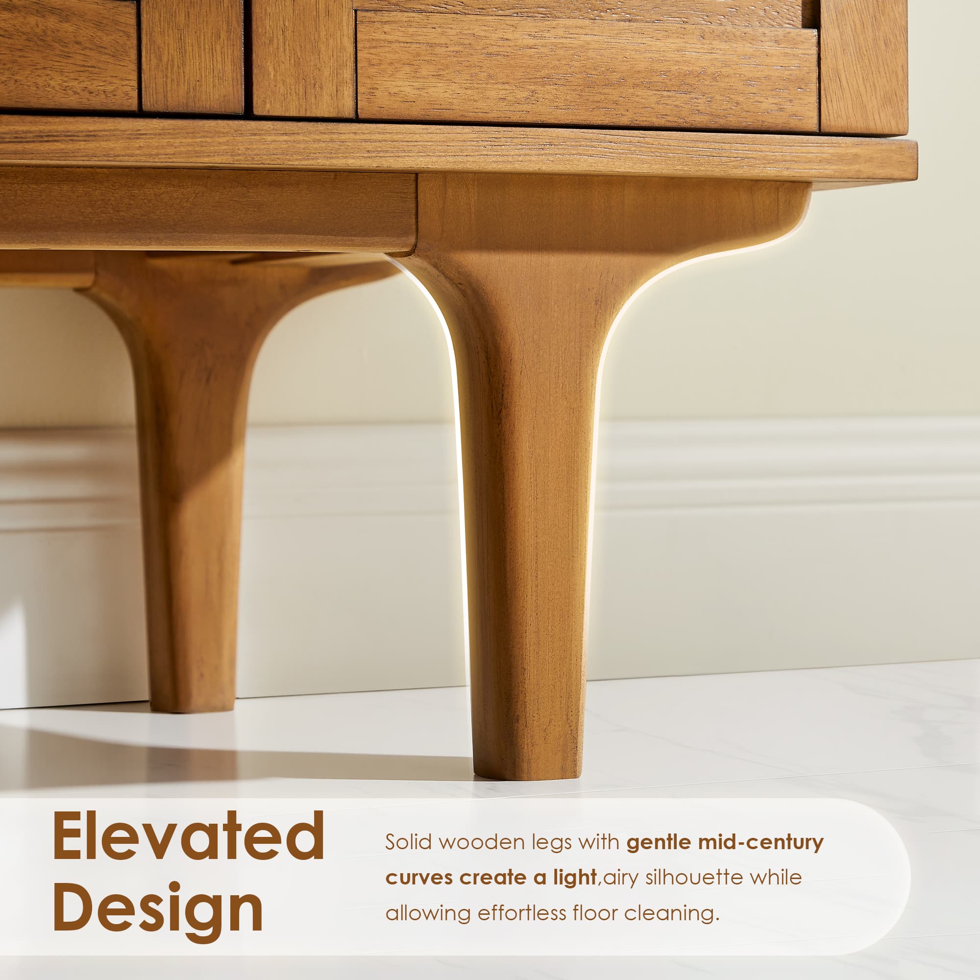 Altair Orasia Freestanding Bathroom Vanity in Mango Brown - photo 7 of 16