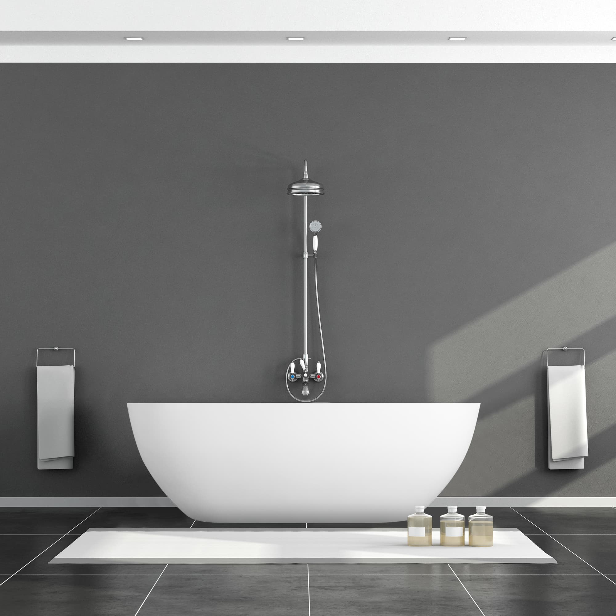 Altair Ryder Solid Surface Freestanding Soaking Bathtub - photo 11 of 26