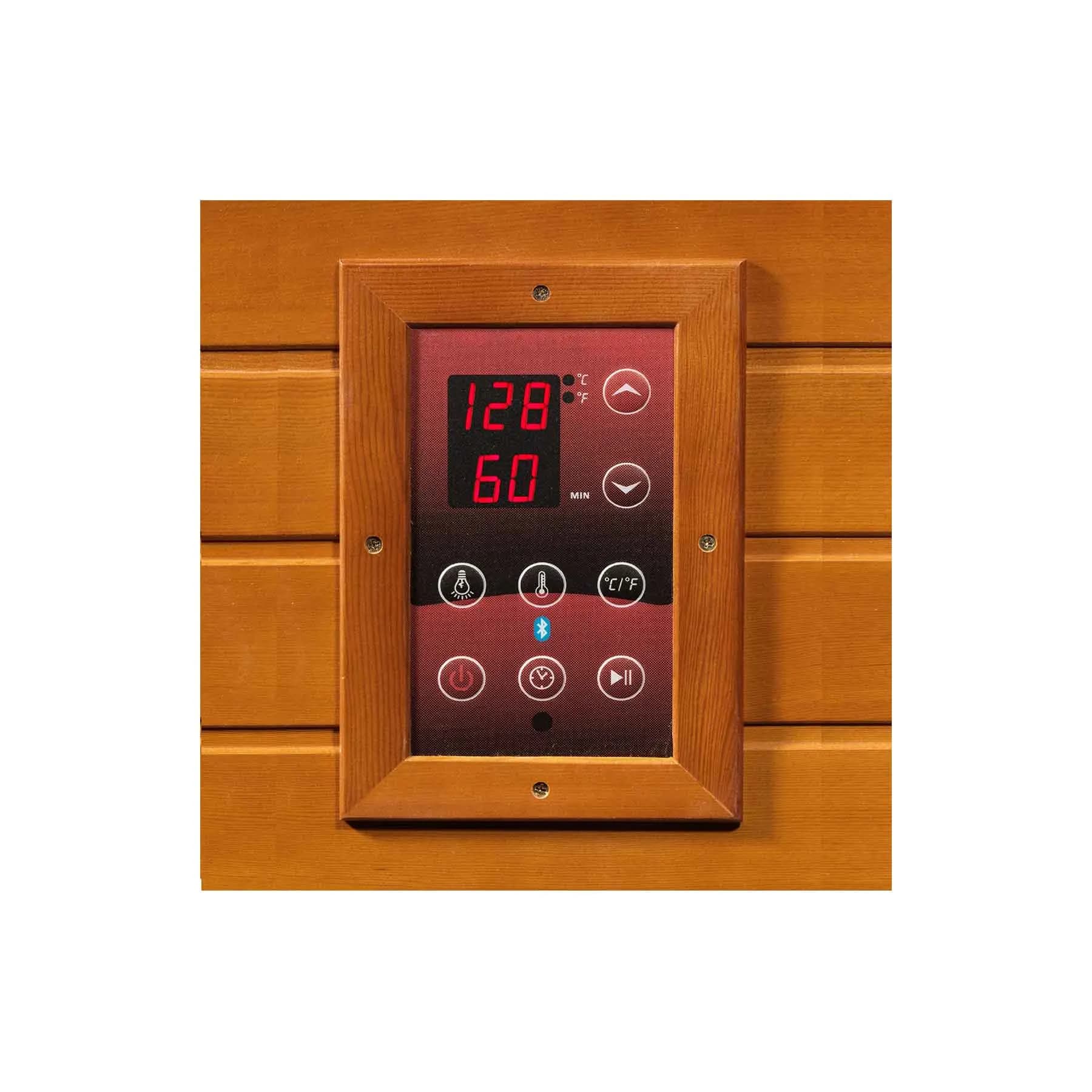 Dynamic Lugano 3 Person Low EMF Indoor FAR Infrared Sauna - image 6