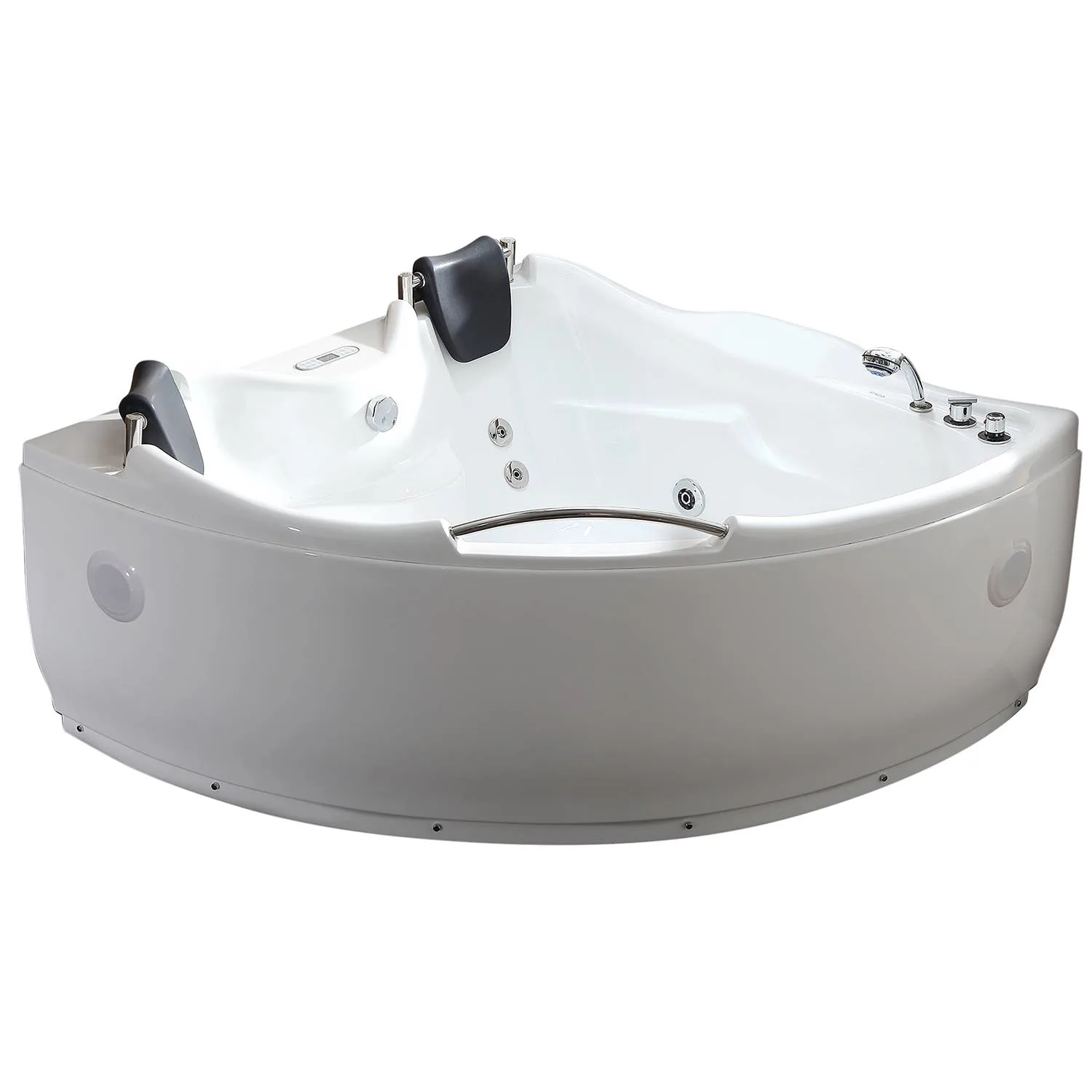 EAGO AM125ETL 5 ft 2 Person Acrylic Corner Whirlpool Bathtub - image 1