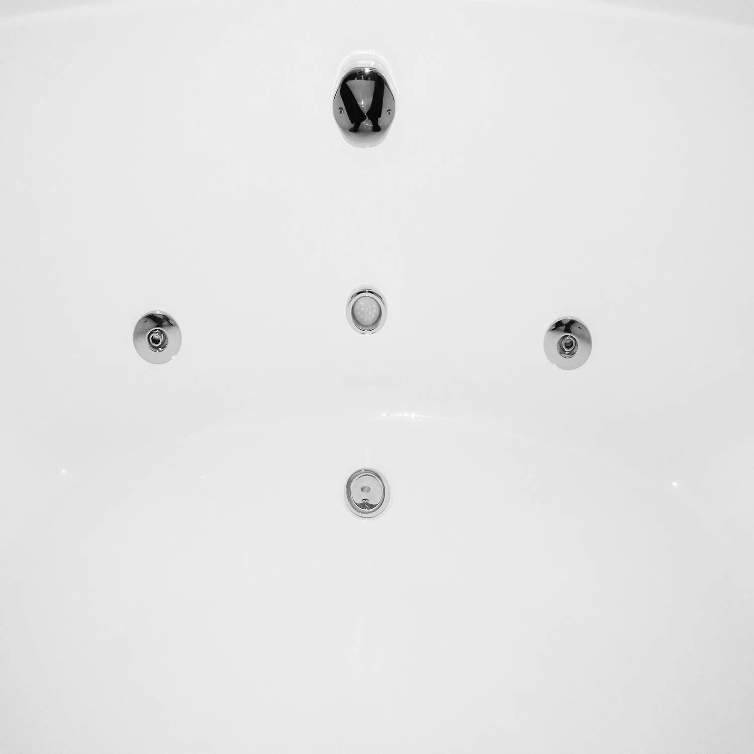 EAGO AM200 59 in Round Double Seat Corner Whirlpool Bathtub With Fixtures - image 14