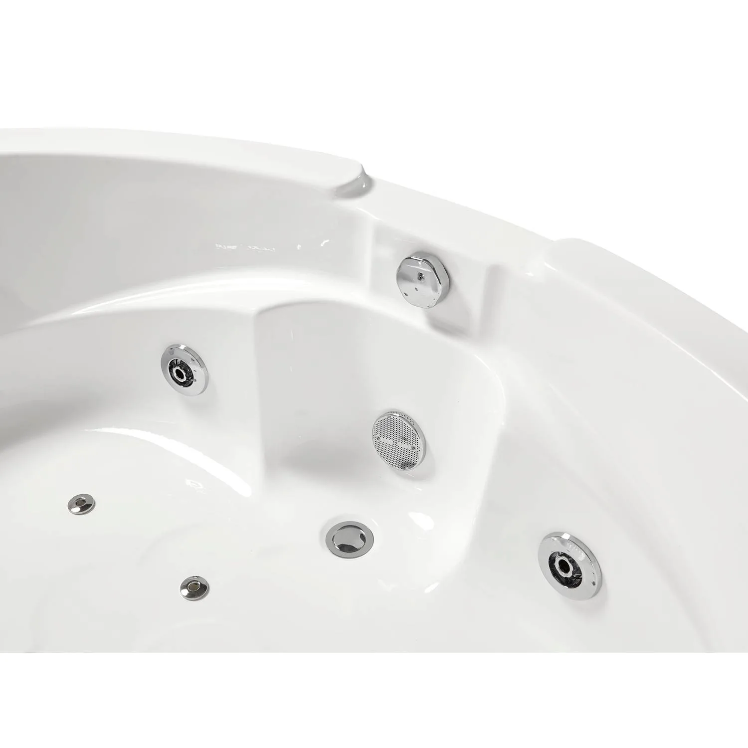 EAGO AM505ETL 5 ft 2 Person Rectangular Waterfall Whirlpool Bathtub - image 5