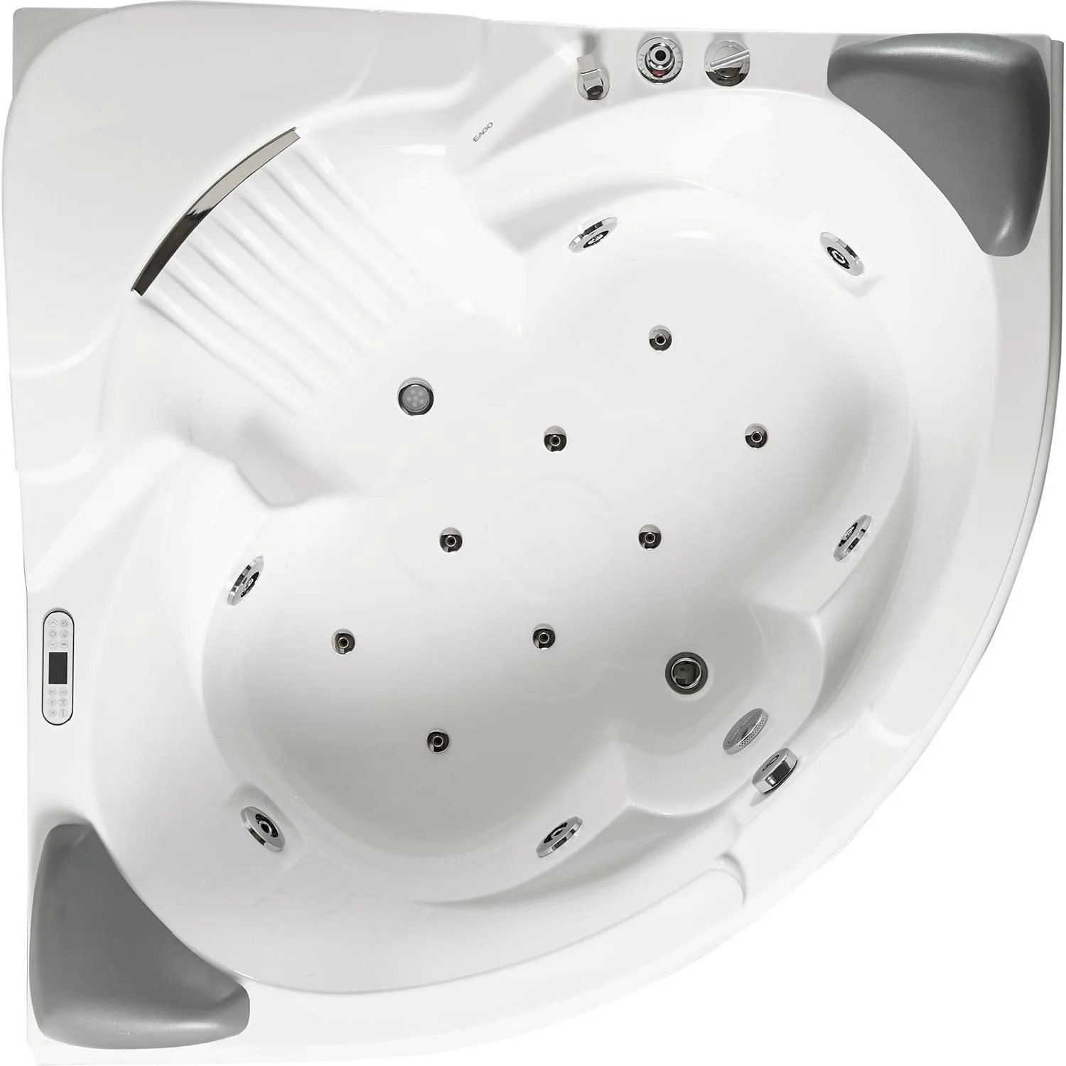 EAGO AM505ETL 5 ft 2 Person Rectangular Waterfall Whirlpool Bathtub - image 6