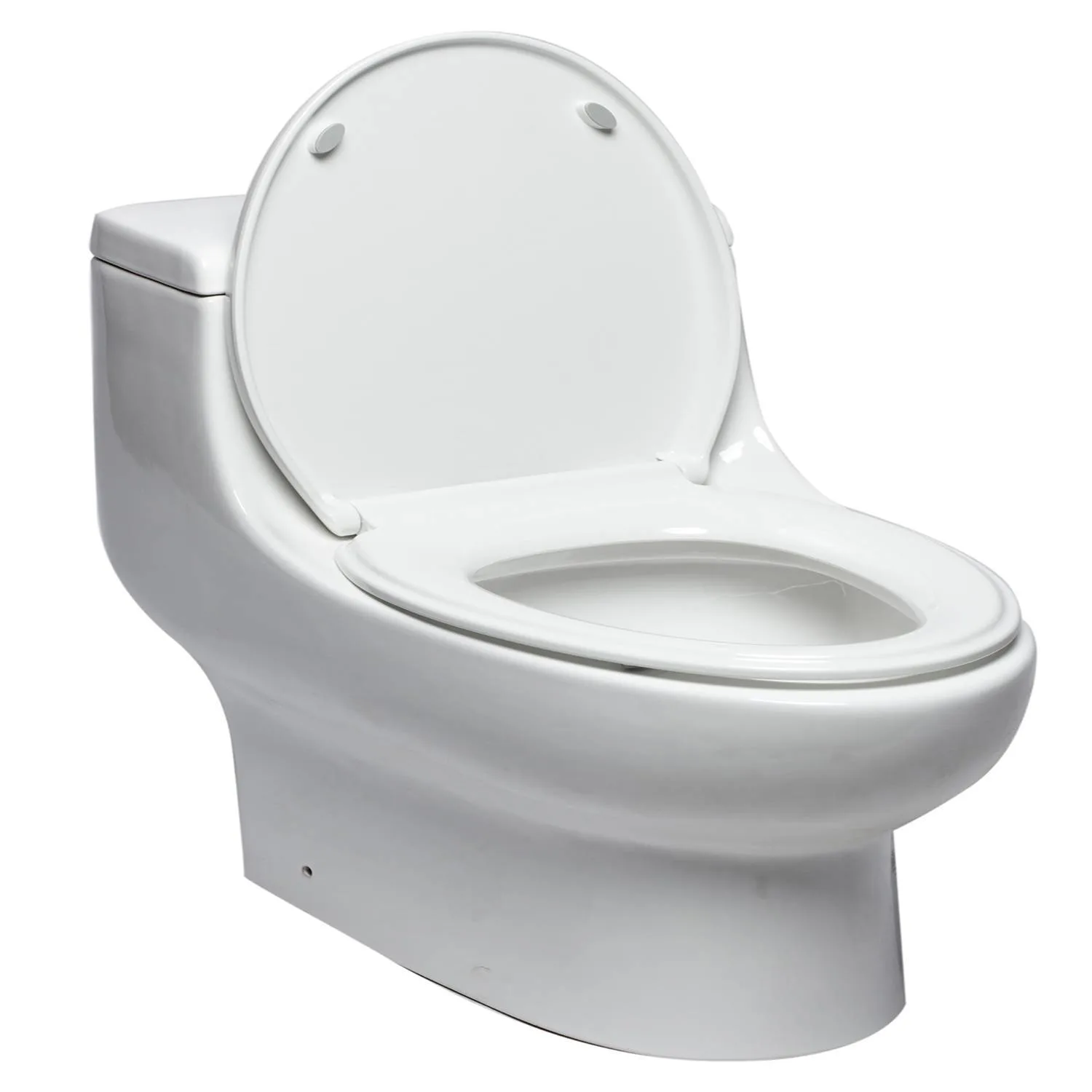 EAGO TB358 Dual Flush Elongated Ceramic Toilet - image 3