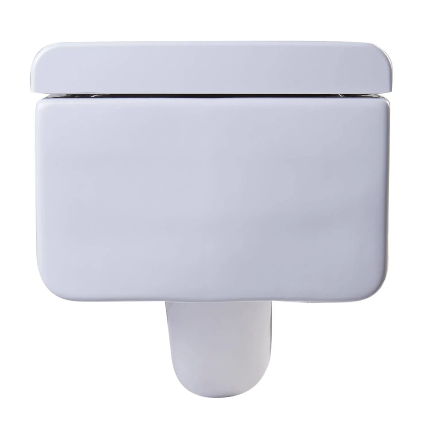 EAGO WD333 Square Modern Dual Flush Wall Mounted Toilet Bowl - image 1
