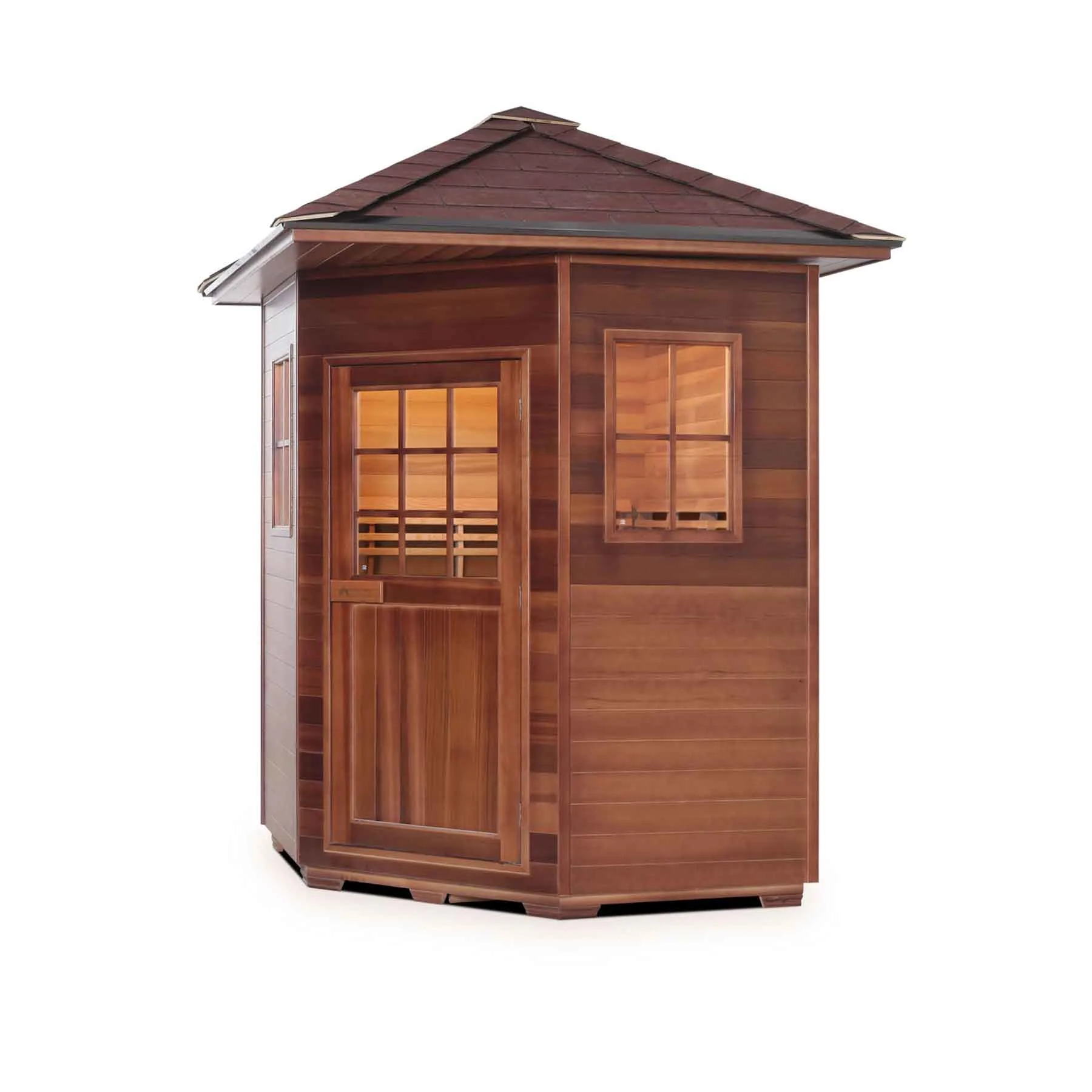 Enlighten Moonlight 4C Space-saving Outdoor Dry Traditional Sauna - image 1