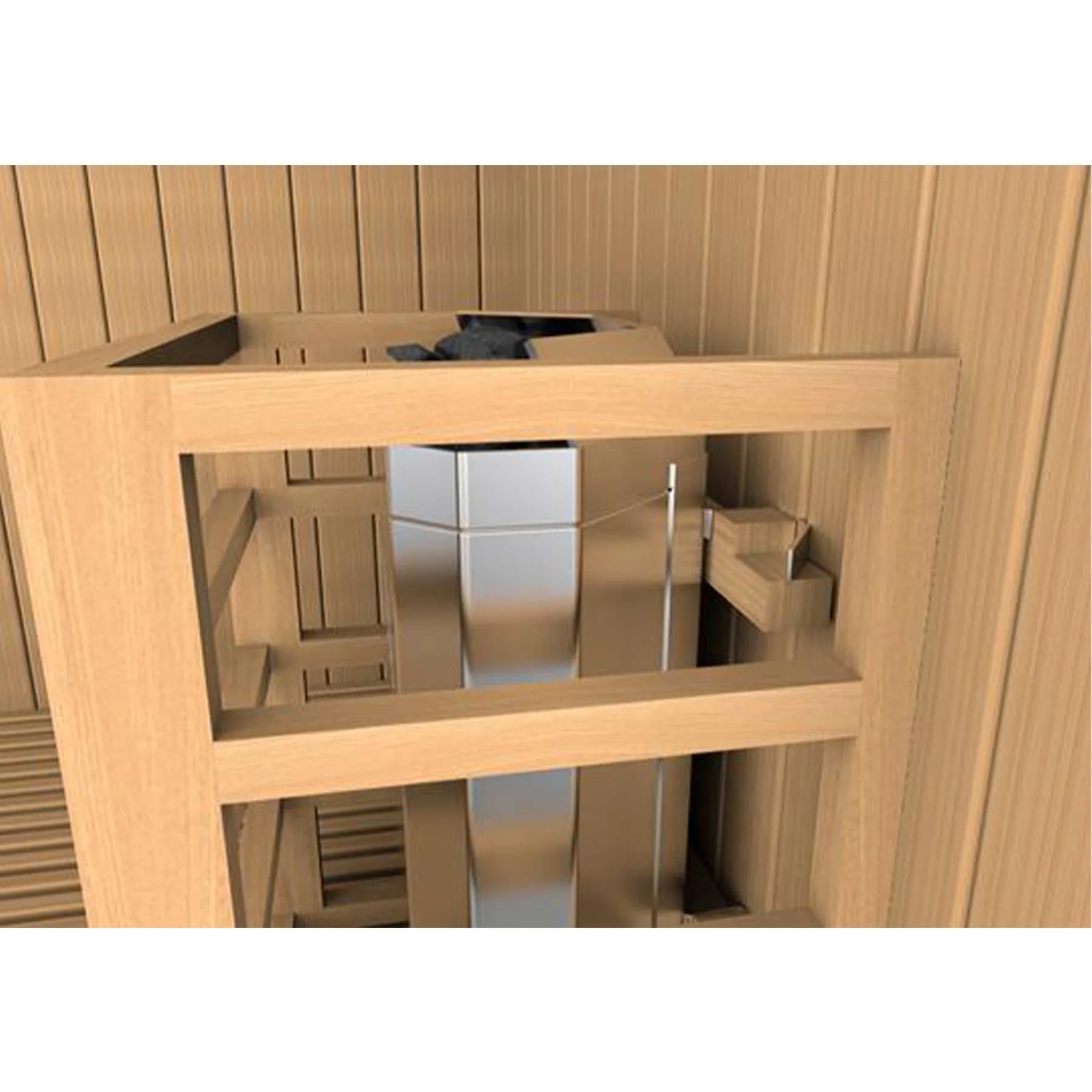 Golden Designs Sundsvall 2 Person  Indoor Traditional Sauna - image 7