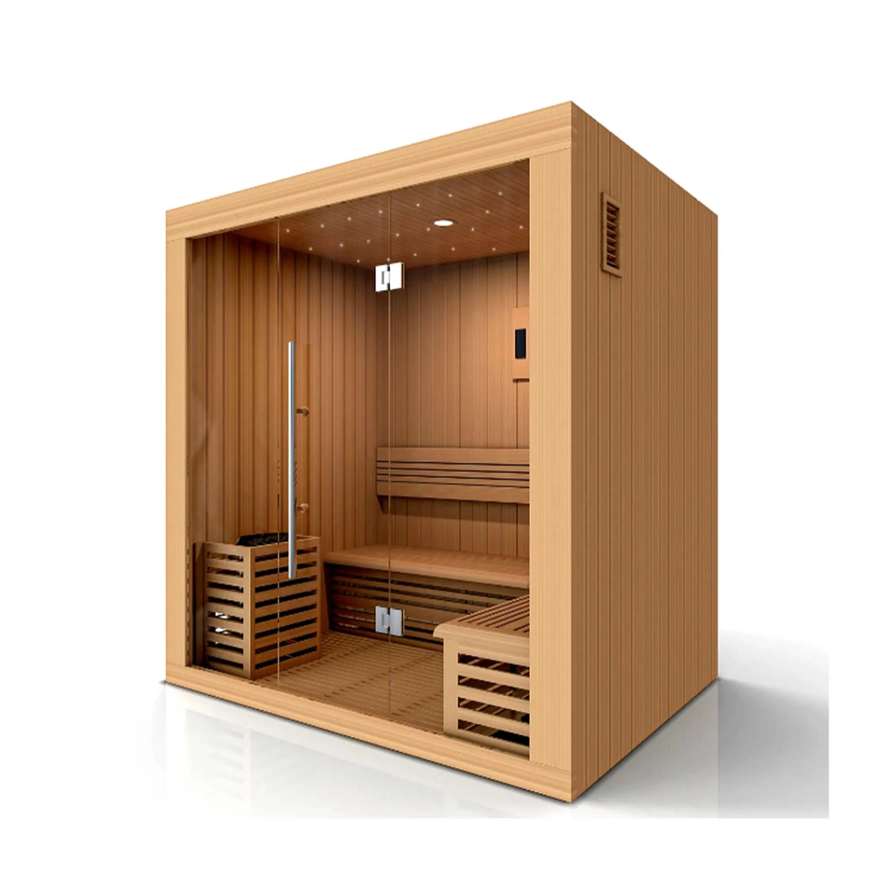 Golden Designs Copenhagen 3 Person  Indoor Traditional Sauna - image 1