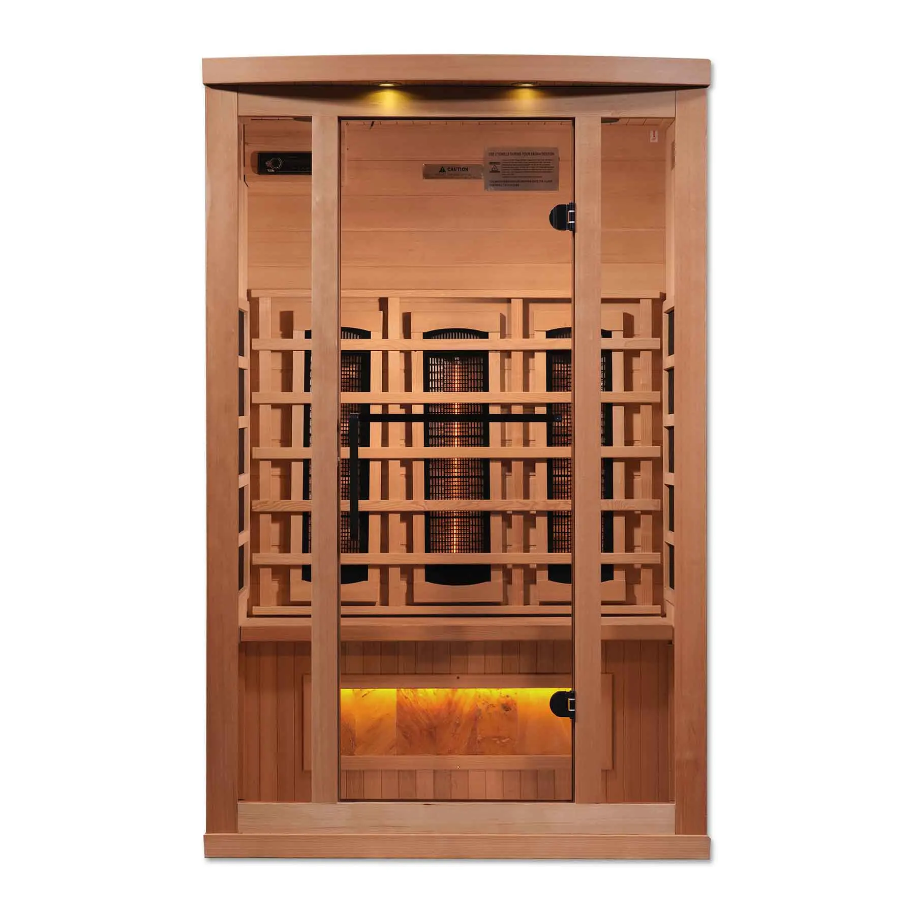 Golden Designs 2 Person Full Spectrum Near Zero Indoor Infrared Sauna - image 2