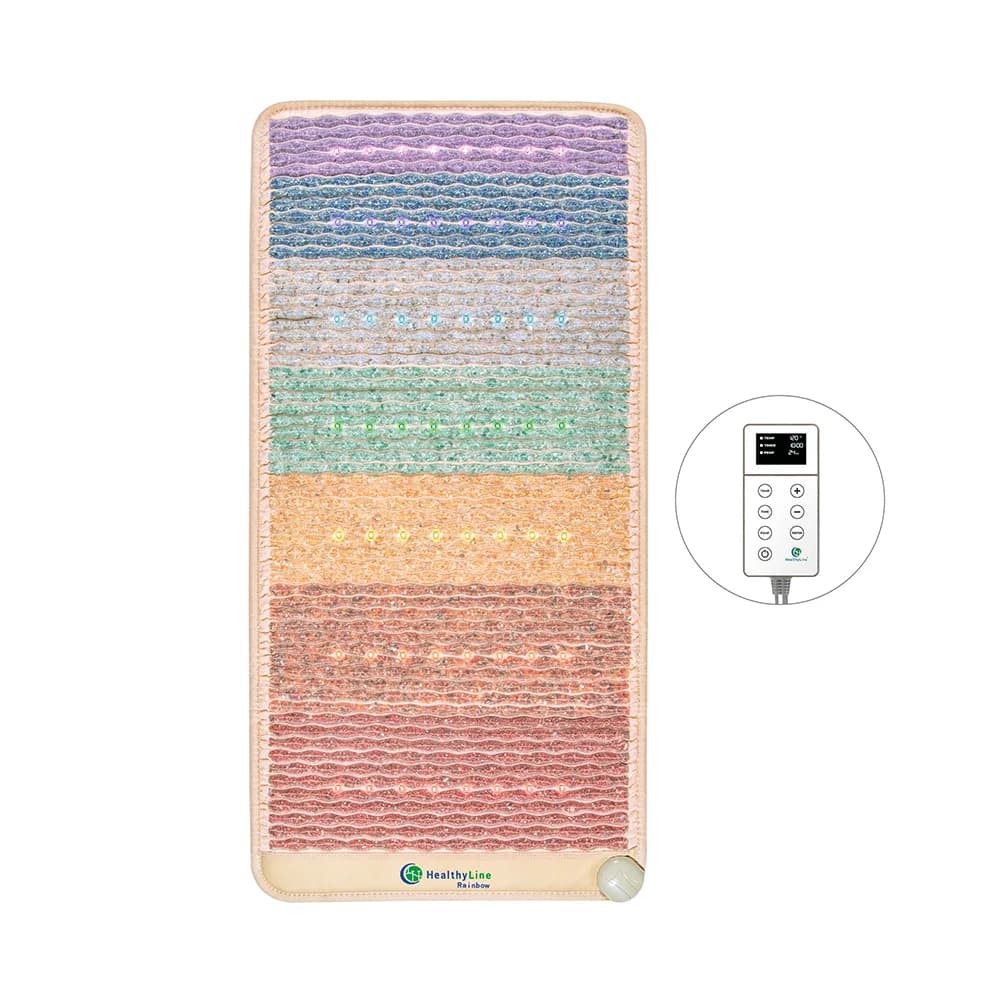 HealthyLine Rainbow Chakra Mat 5024 Firm PEMF Medium InfraMat Pro - image 1
