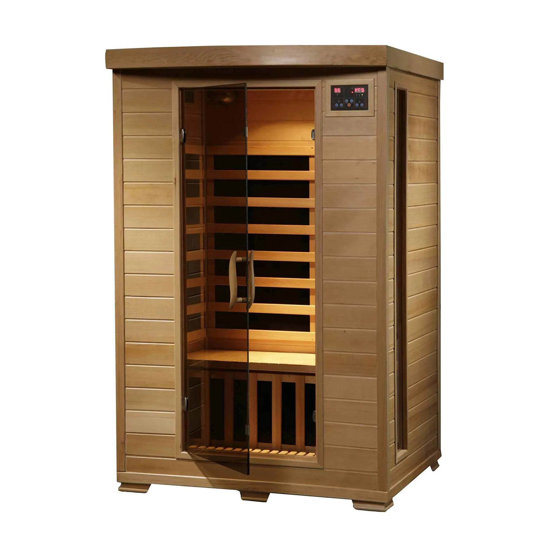 HeatWave Coronado 2 Person 6 Carbon Indoor Low-EMF FAR Infrared Sauna - image 1