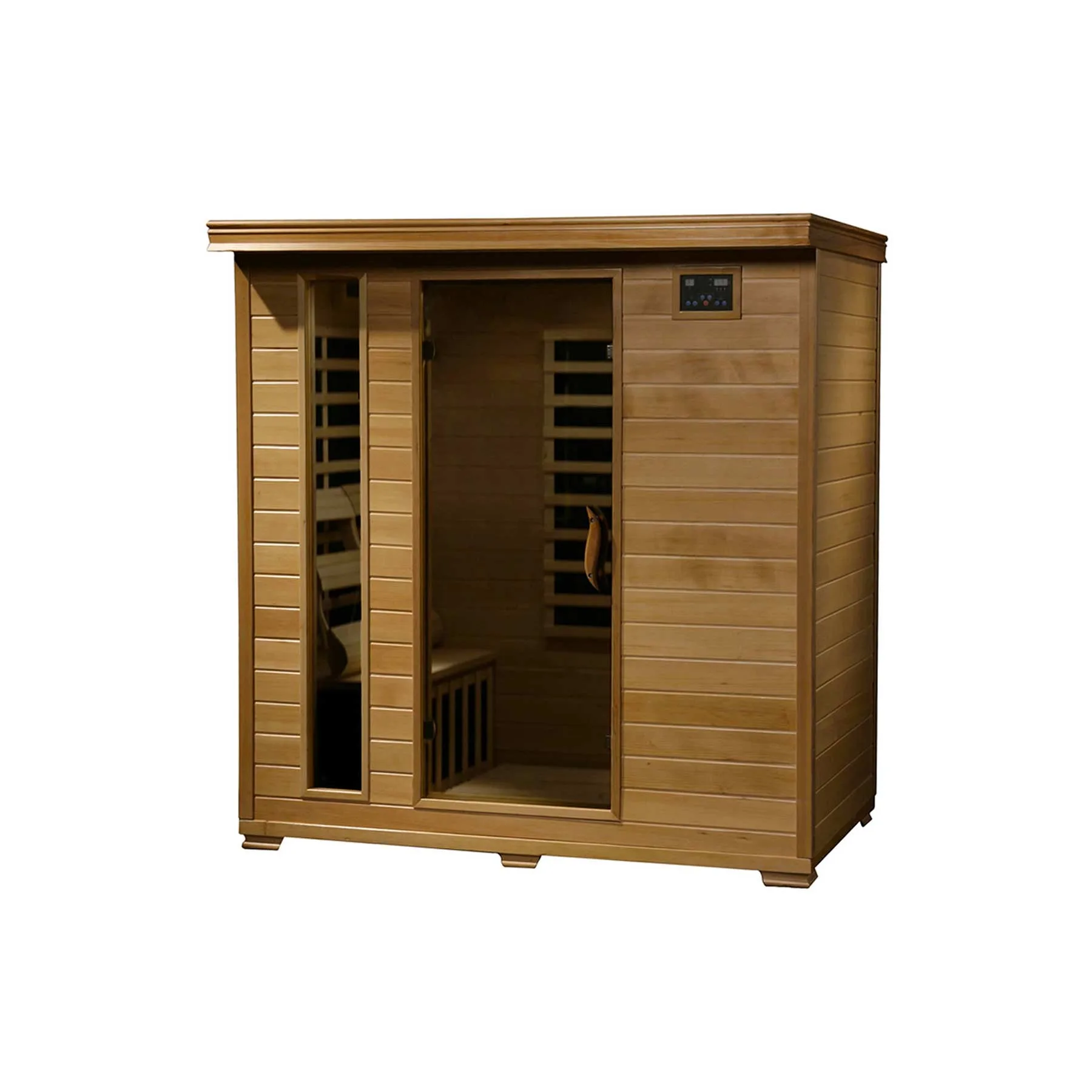 HeatWave Monticello 4 Person 9 Carbon Indoor Low-EMF Infrared Sauna - image 1