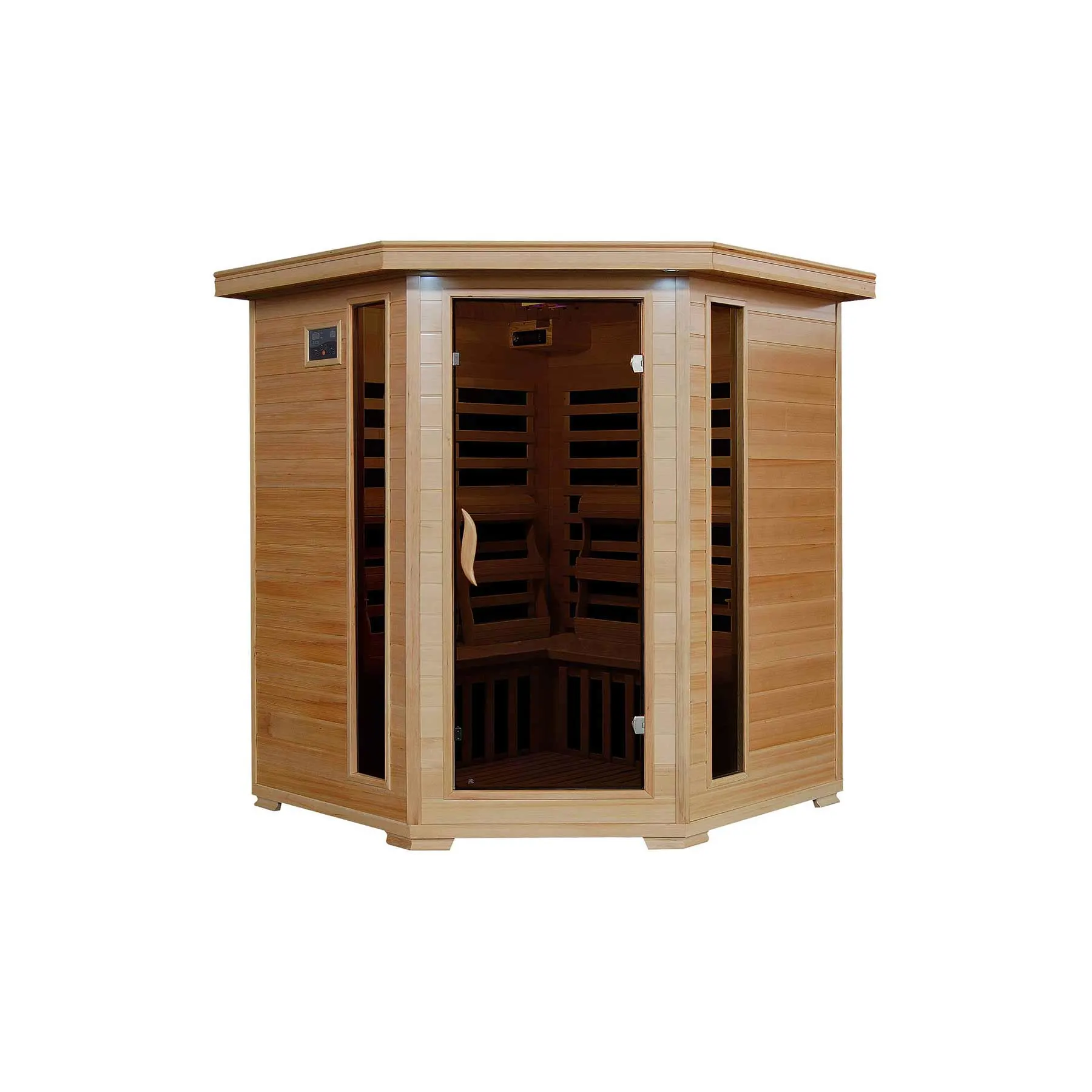 HeatWave Tucson 4 Person 10 Carbon Corner Indoor Infrared Sauna - image 1