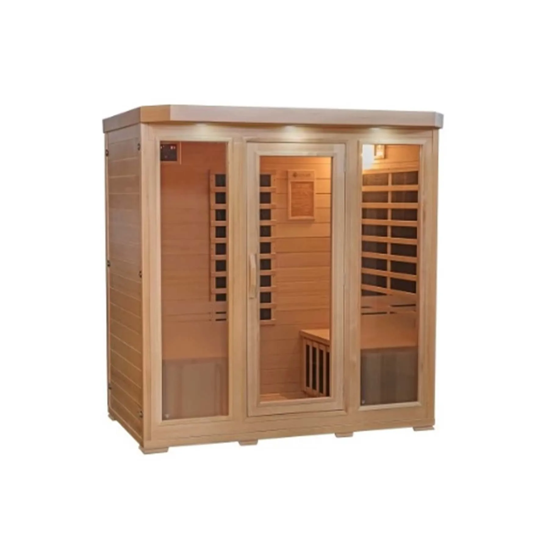 HeatWave Sonoma 4 Person 9 Carbon Indoor FAR Infrared Sauna - image 3