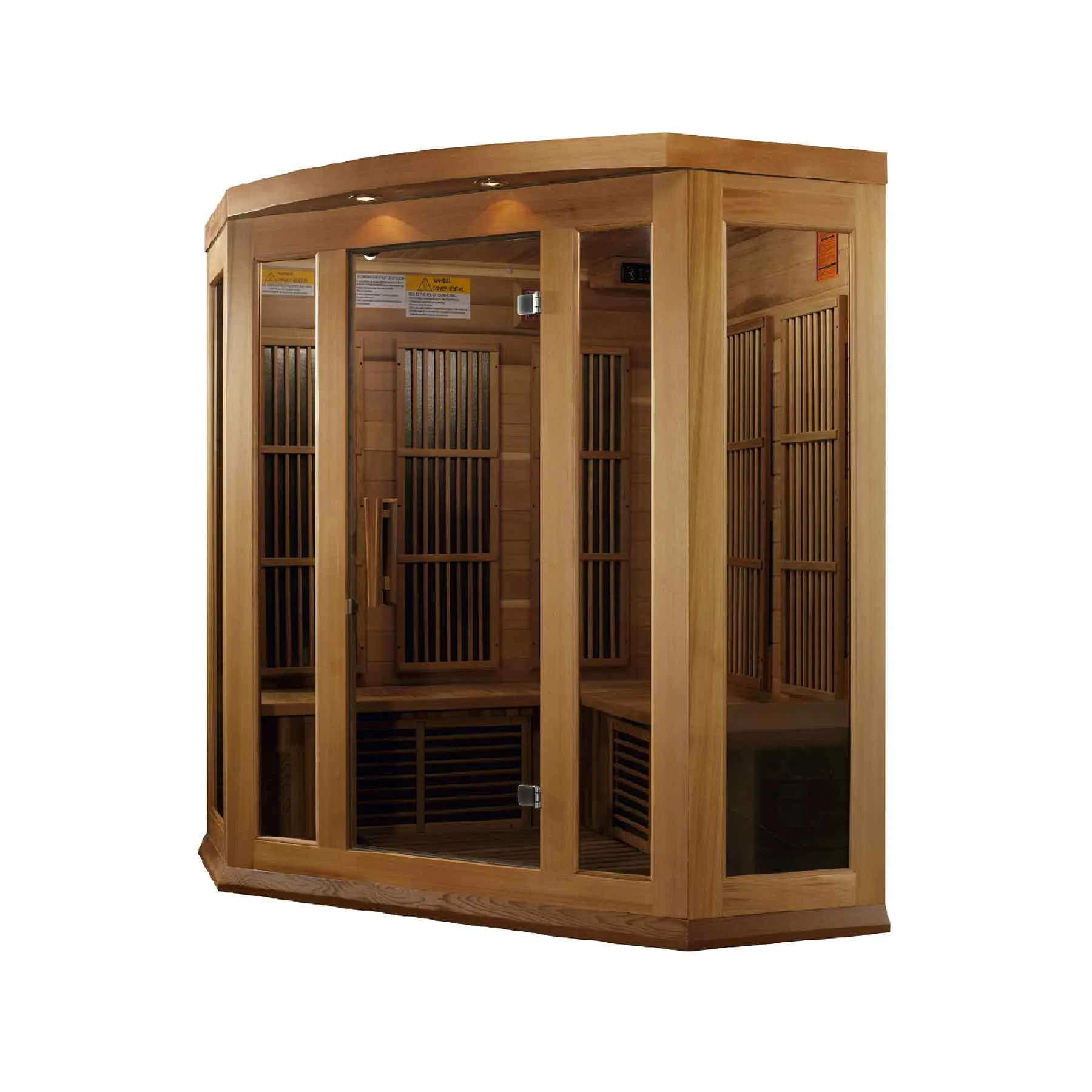 Maxxus 3 Person 9 Panels Low EMF Red Cedar Indoor FAR Infrared Sauna - image 1