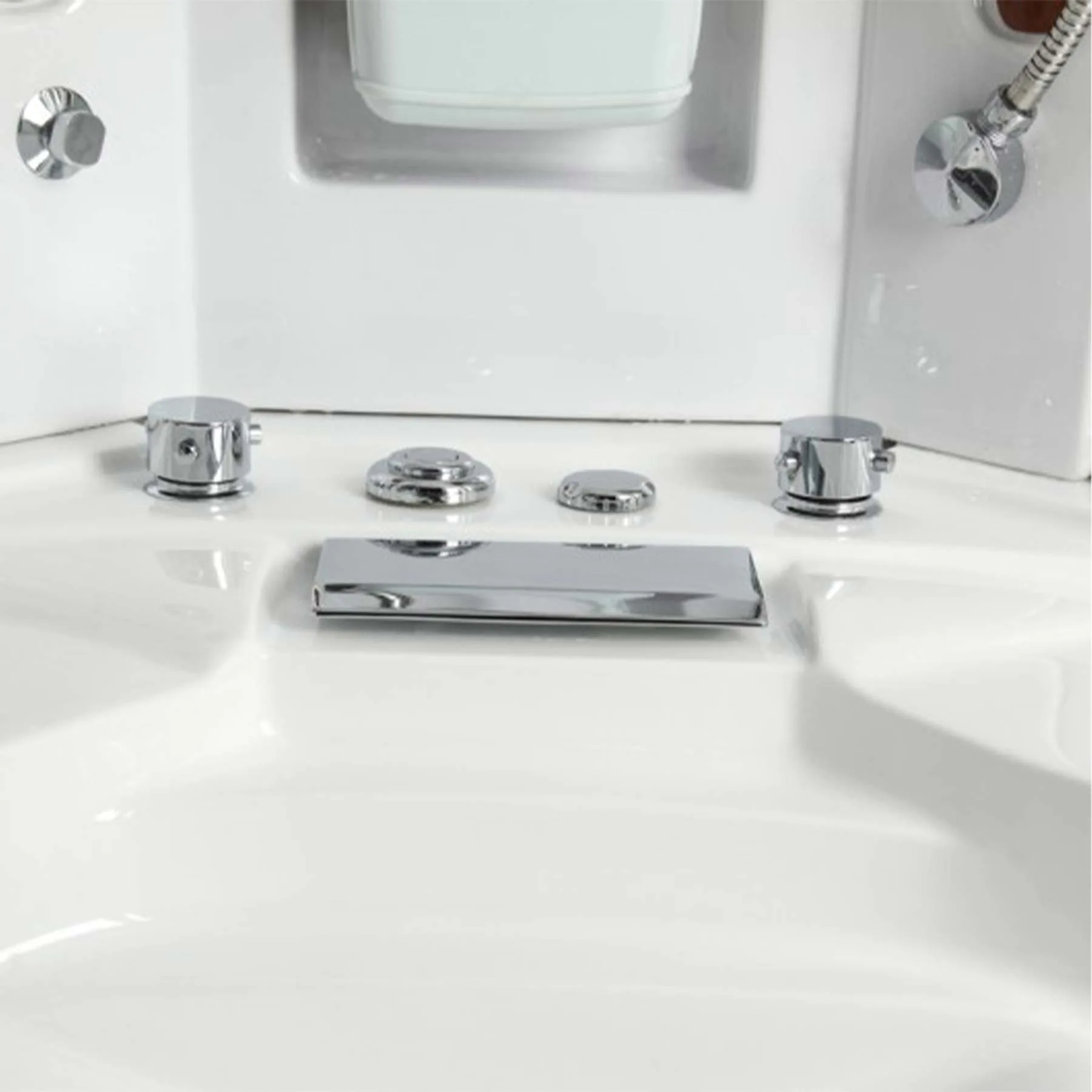 Mesa WS-608A 63L x 63W x 85H 2 Person Jetted Tub Steam Shower - image 4