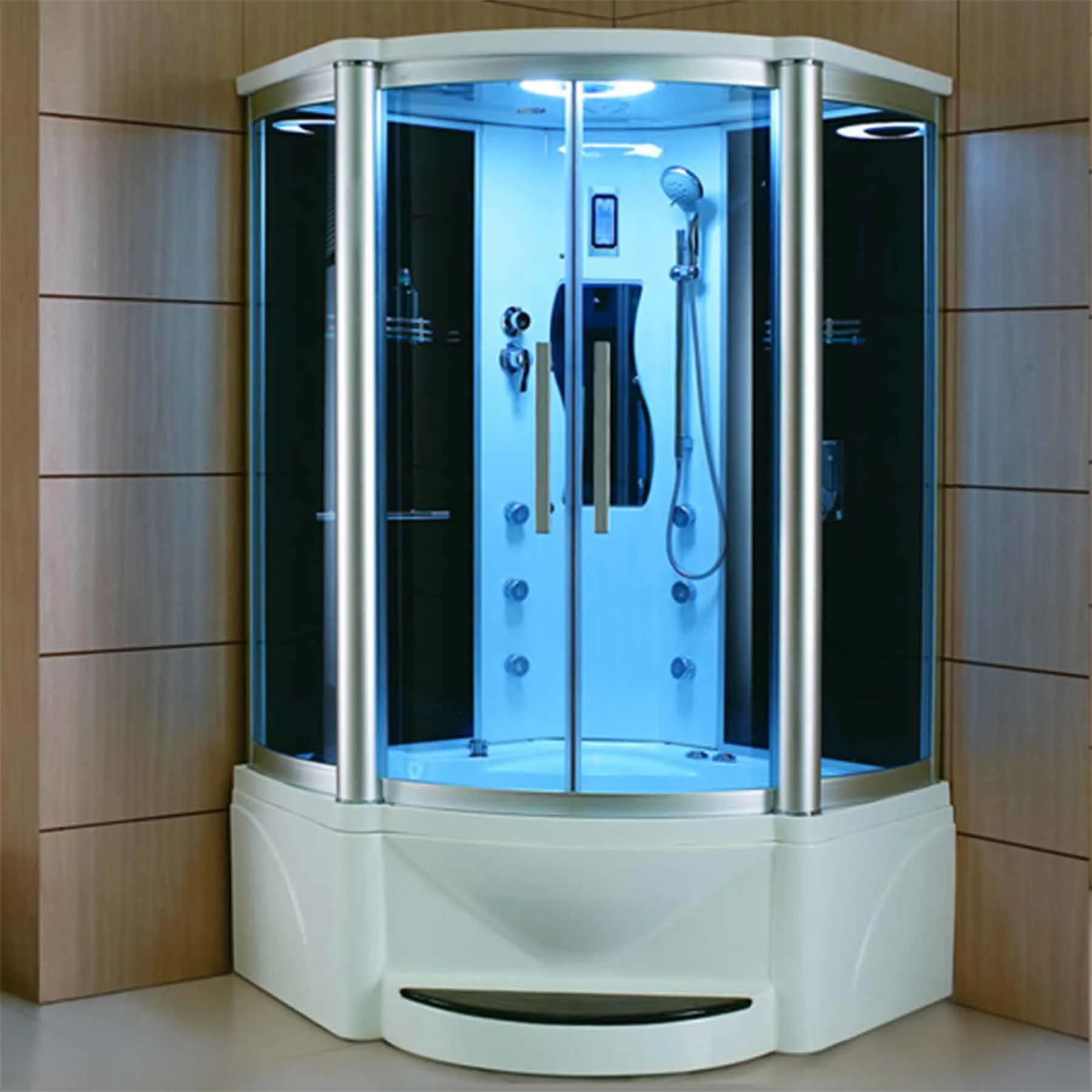 Mesa WS-609P 48L x 48W x 85H 1 Person Jetted Tub Steam Shower - image 1