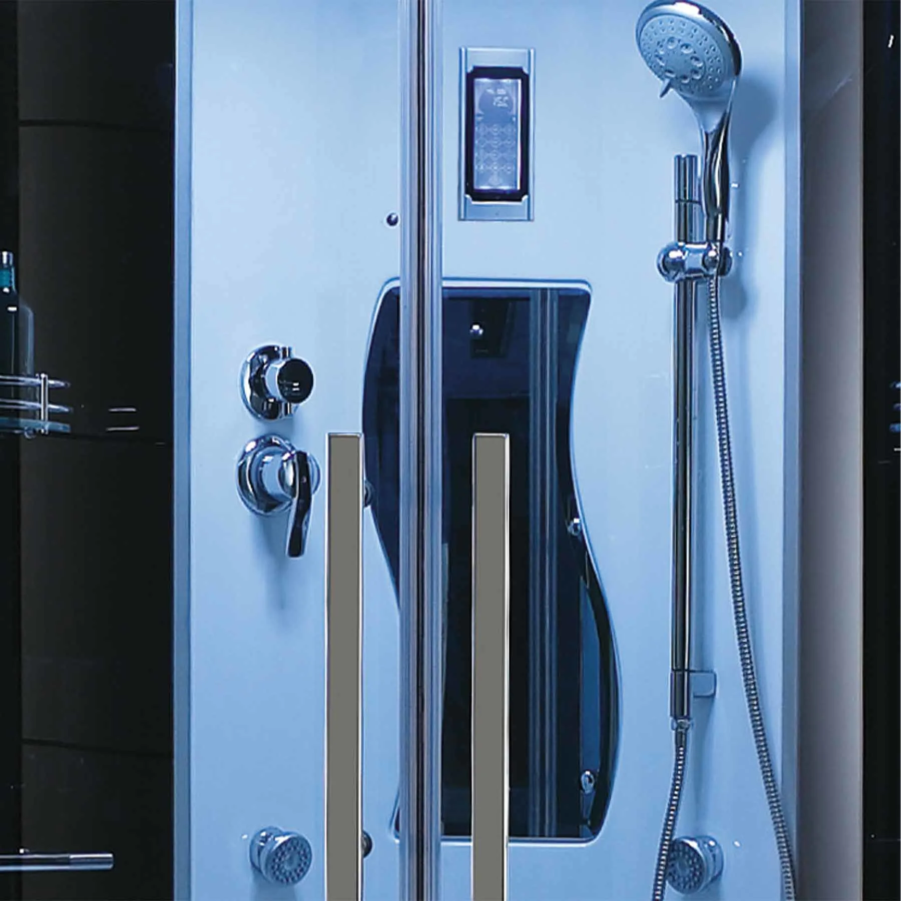 Mesa WS-609P 48L x 48W x 85H 1 Person Jetted Tub Steam Shower - image 2