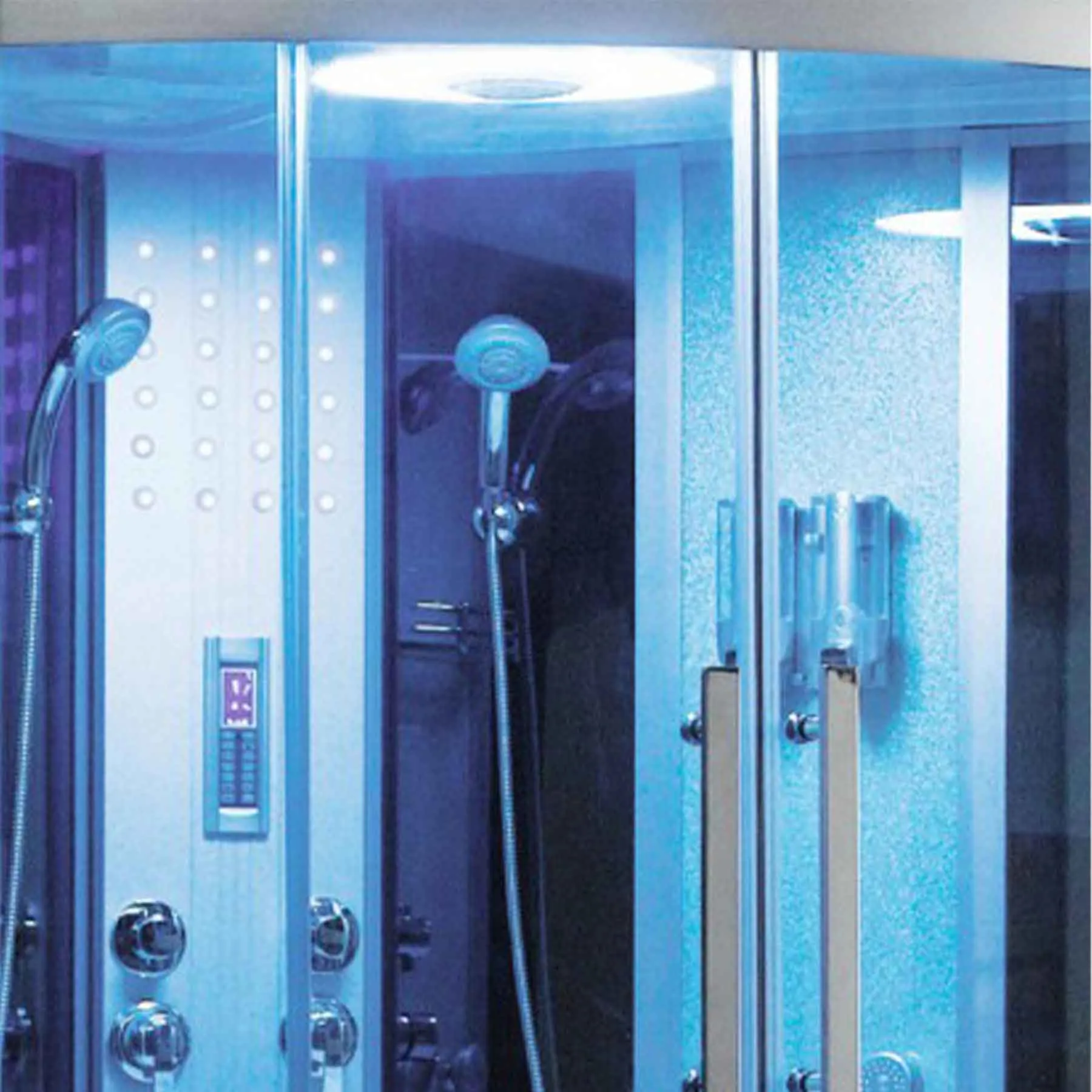 Mesa WS-701 66L x 66W x 87H 2 Person Jetted Tb Steam Shower - image 2