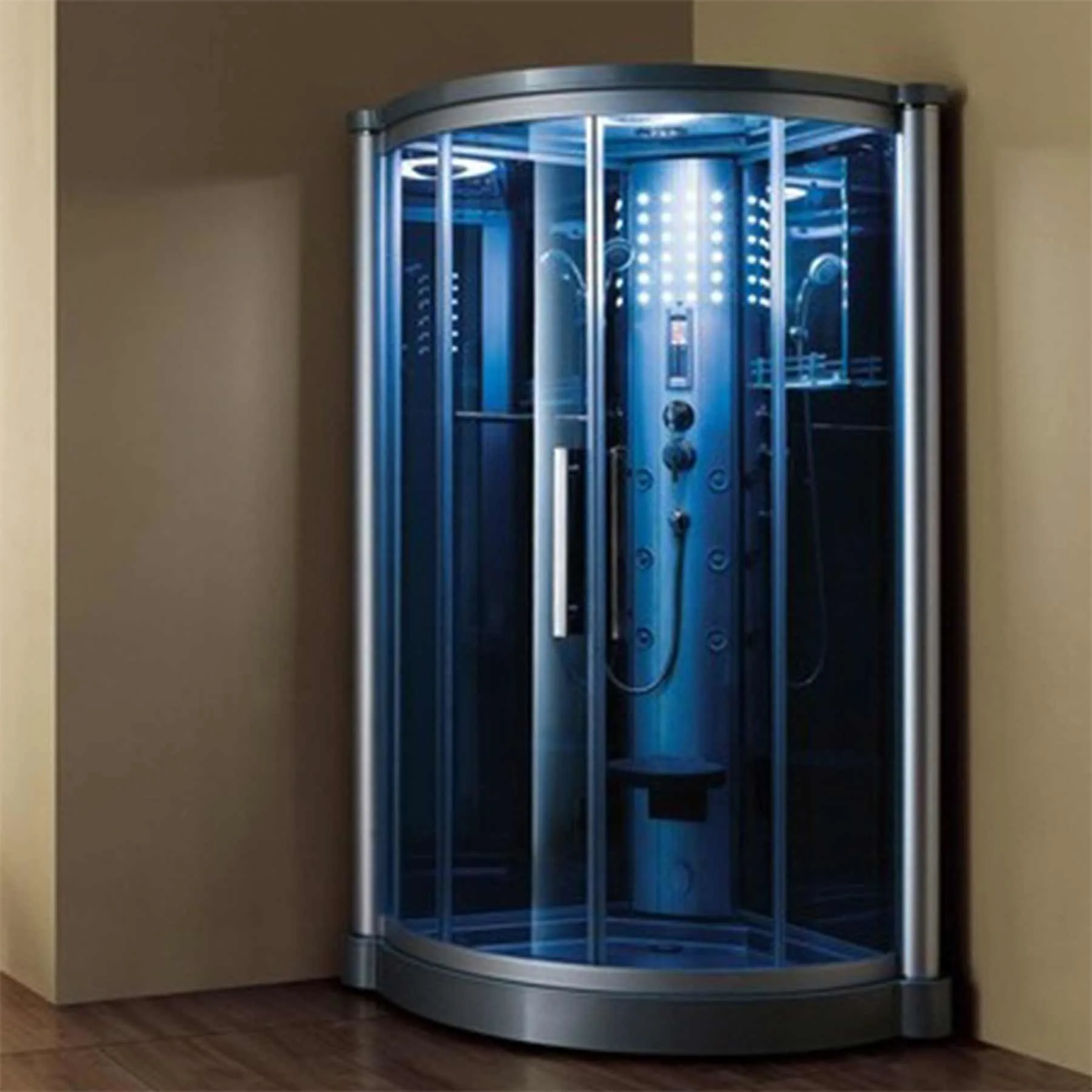 Mesa WS-801L 42L x 42W x 85H 1 Person Walk In Steam Shower - image 1