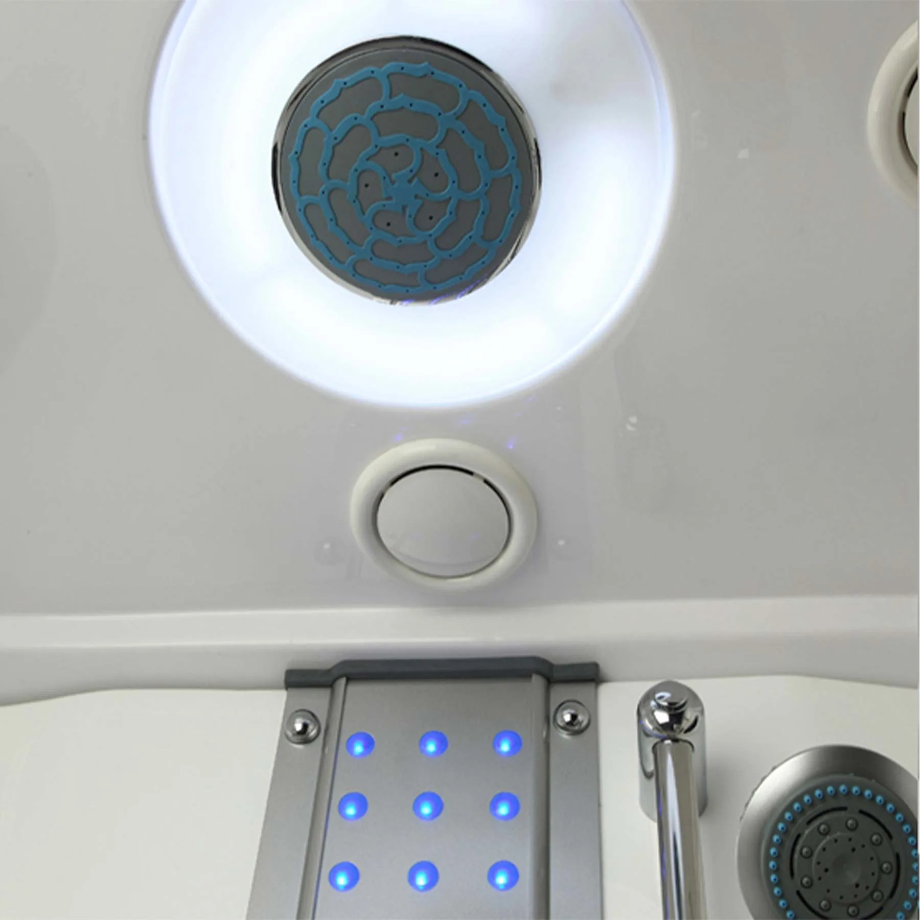 Mesa WS-807A 67L x 35W x 86H 2 Person Jetted Tub Steam Shower - image 3