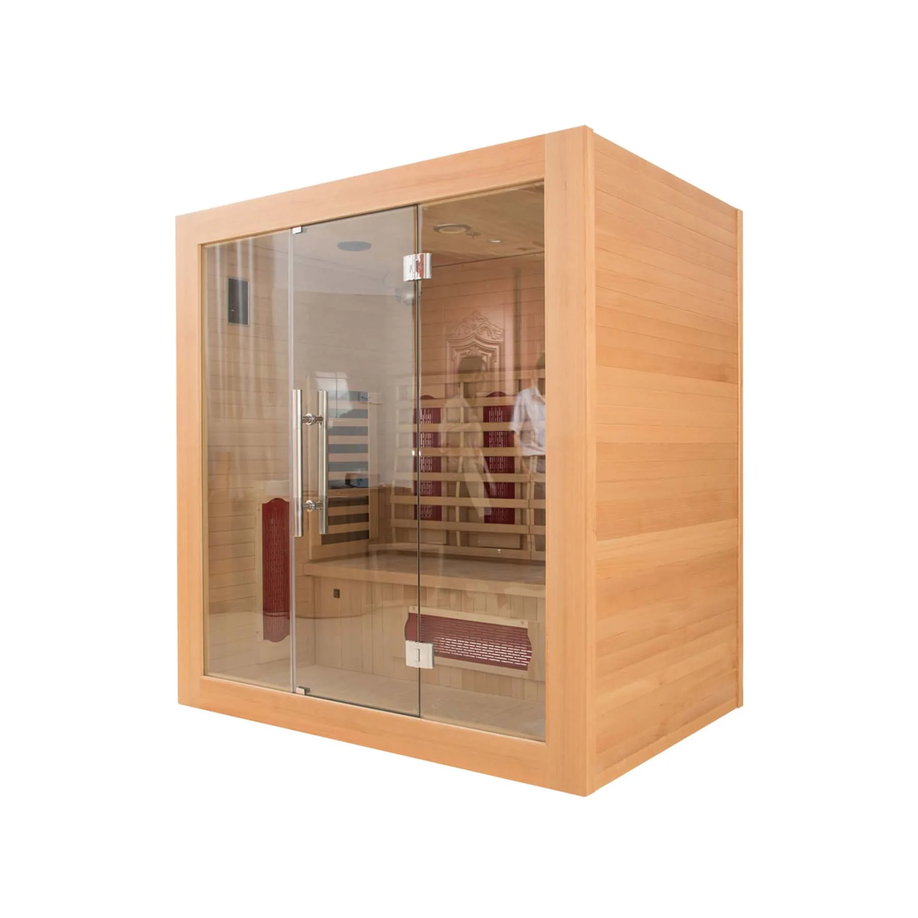 Miracle 4 Person 71L x 49W x 75H in Indoor Infrared Sauna - image 1
