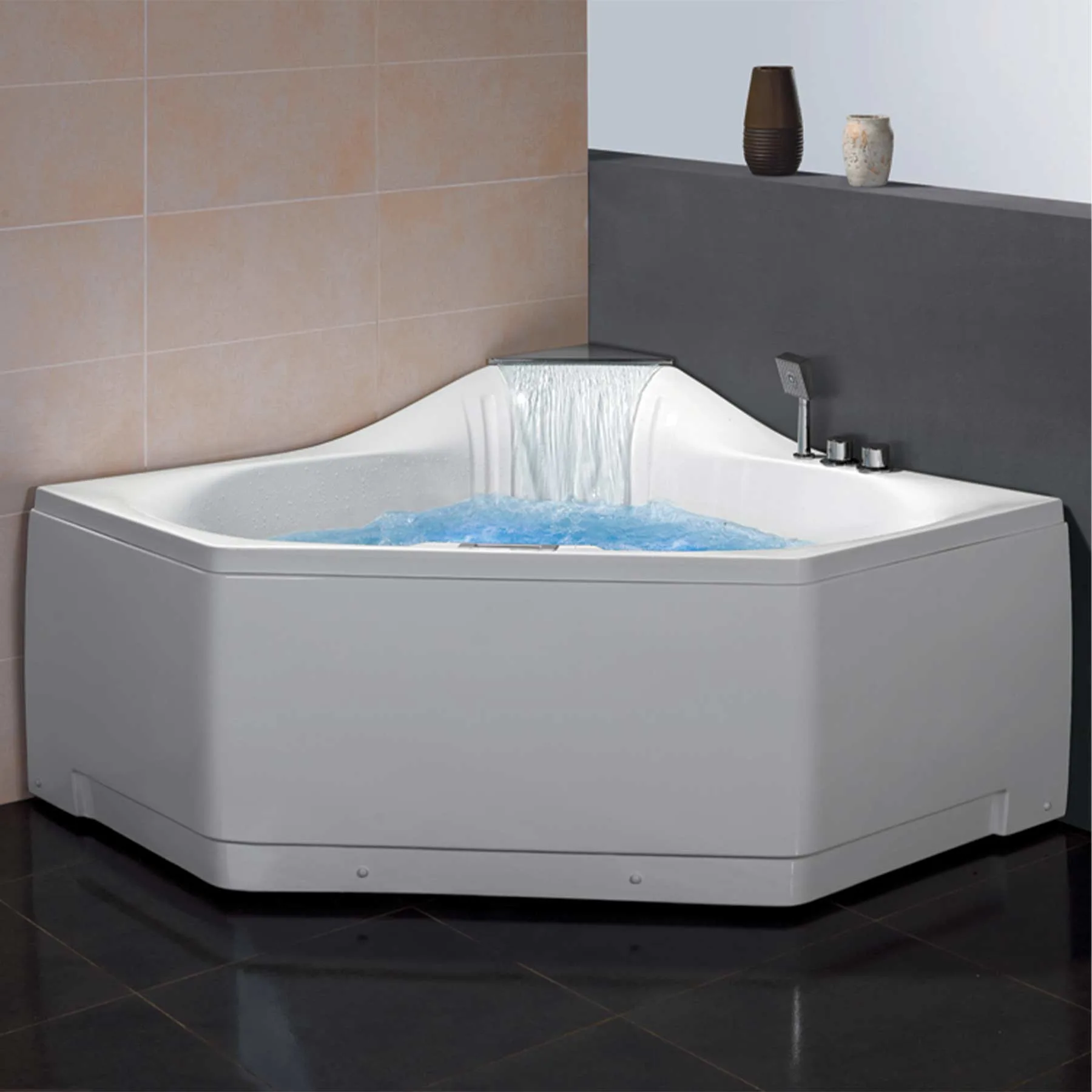 Platinum Eago 168 59L x 59W x 32H 2 Person Whirlpool Bathtub - image 2