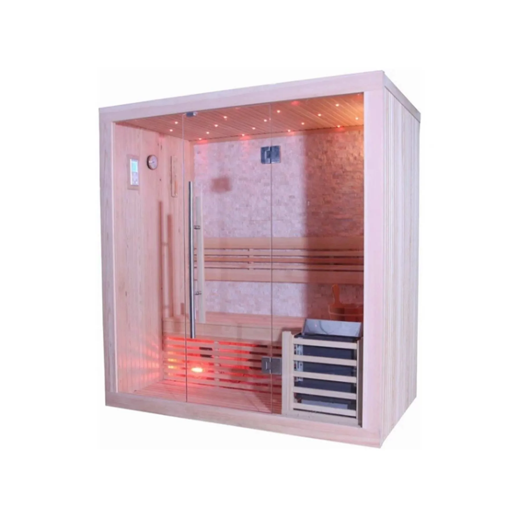 Sunray Westlake 3 Person 4.5 kW Hardwood Indoor Traditional Sauna - image 1
