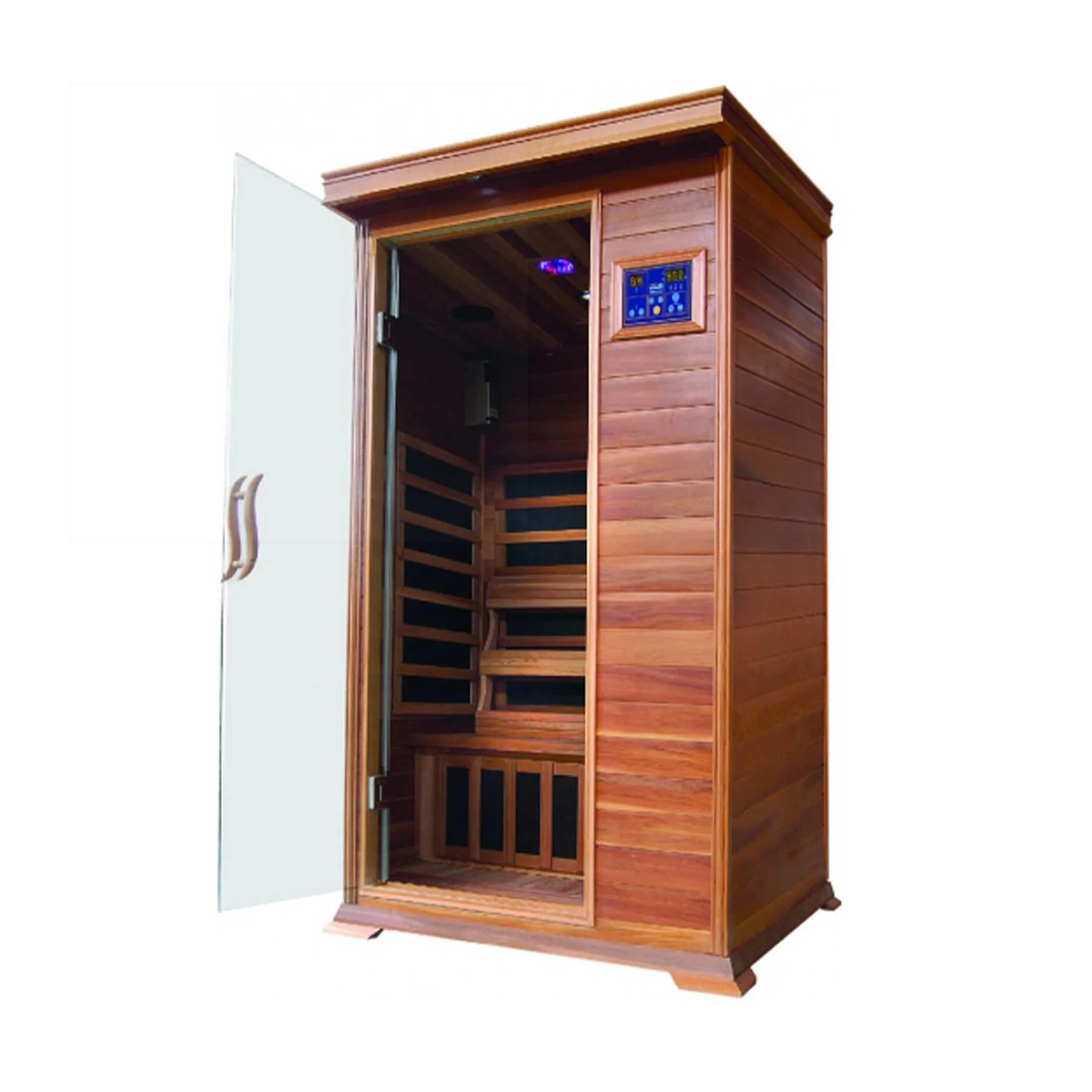 Sunray Sedona 1 Person Nano Cedar Indoor Infrared Sauna - image 1