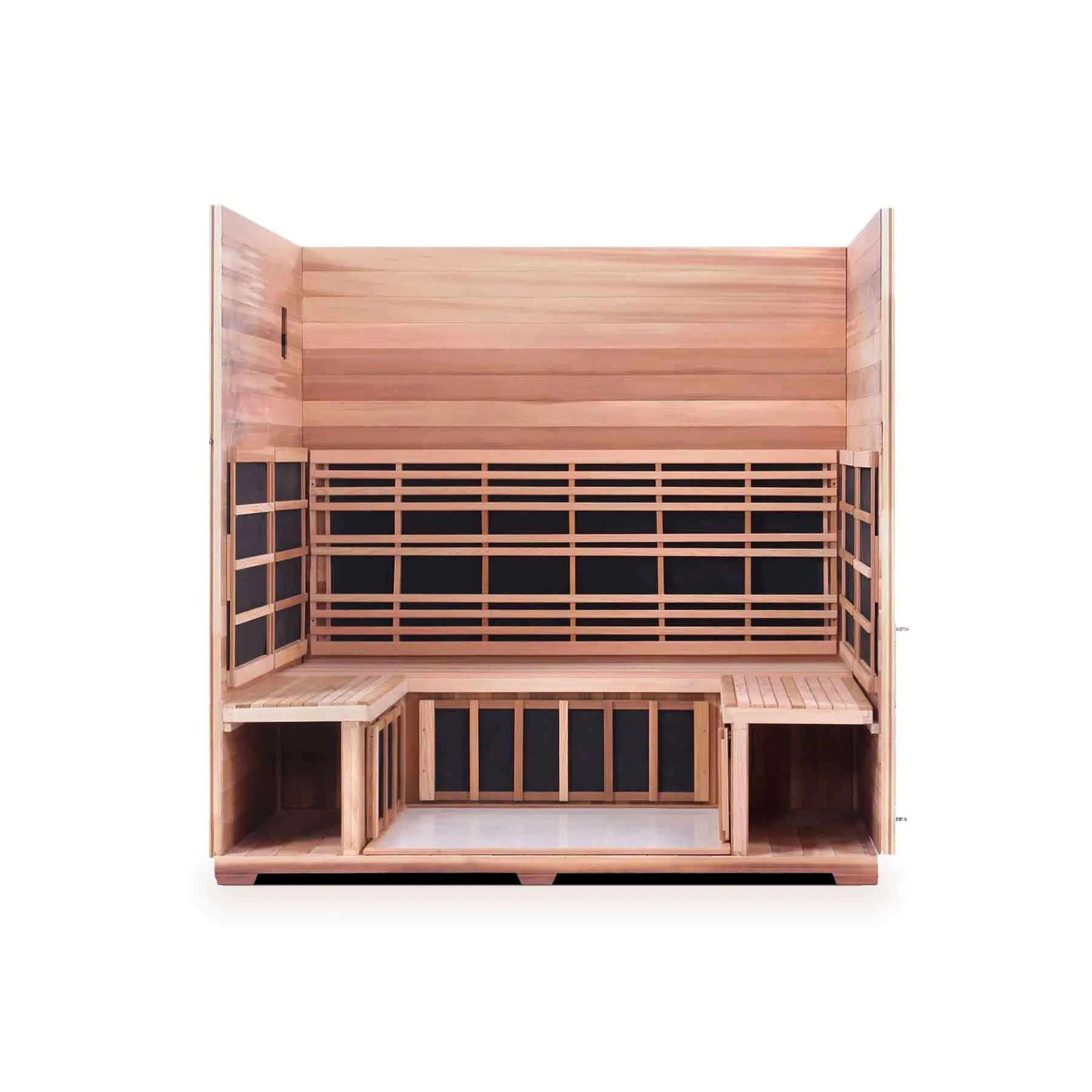 Enlighten Rustic 5 Person Low EMF Outdoor Infrared Sauna - image 4