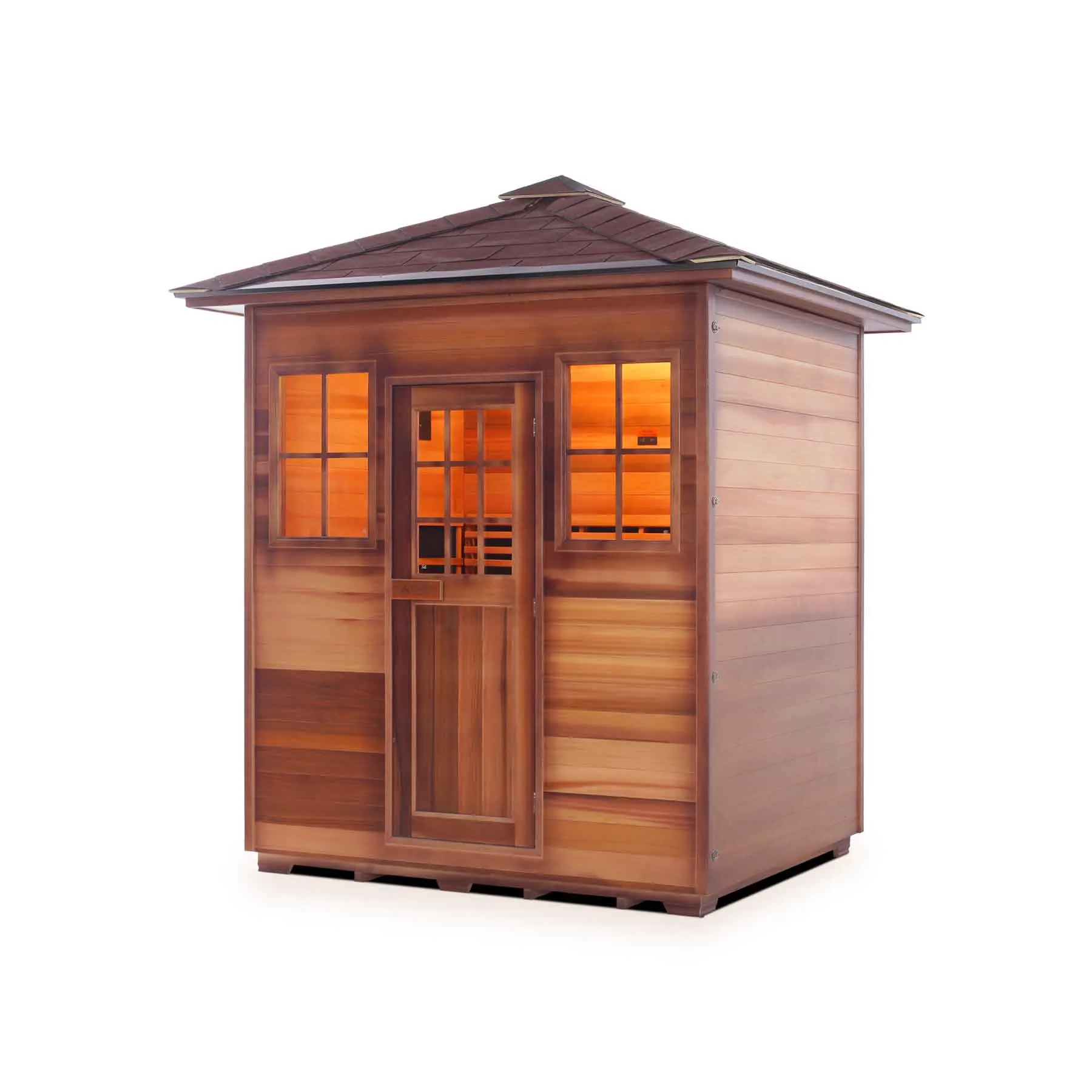 Enlighten Sapphire 4 Person 11 Heaters Outdoor Hybrid Sauna - image 1