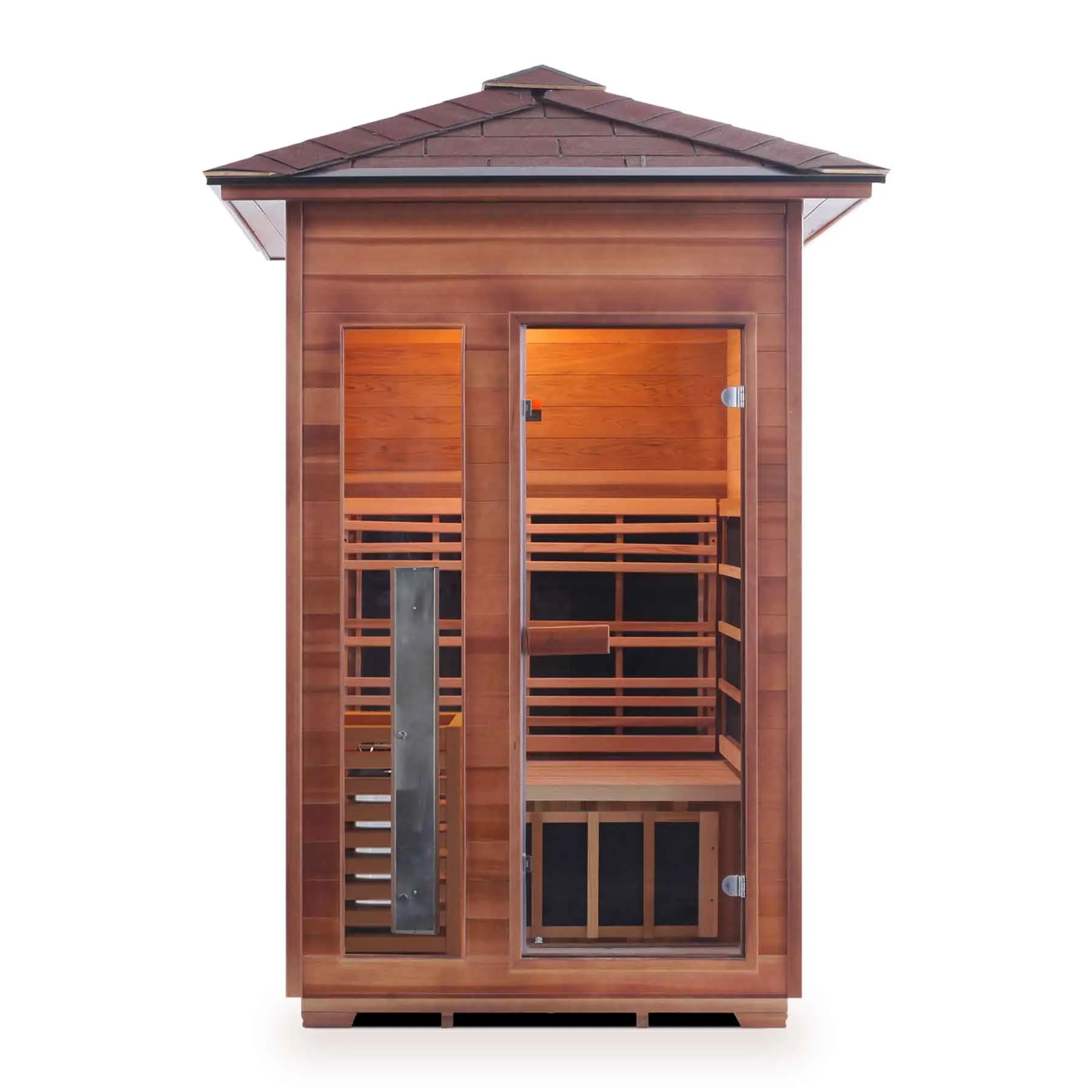 Enlighten Diamond 2 Person 7 Heaters Outdoor Hybrid Sauna - image 2