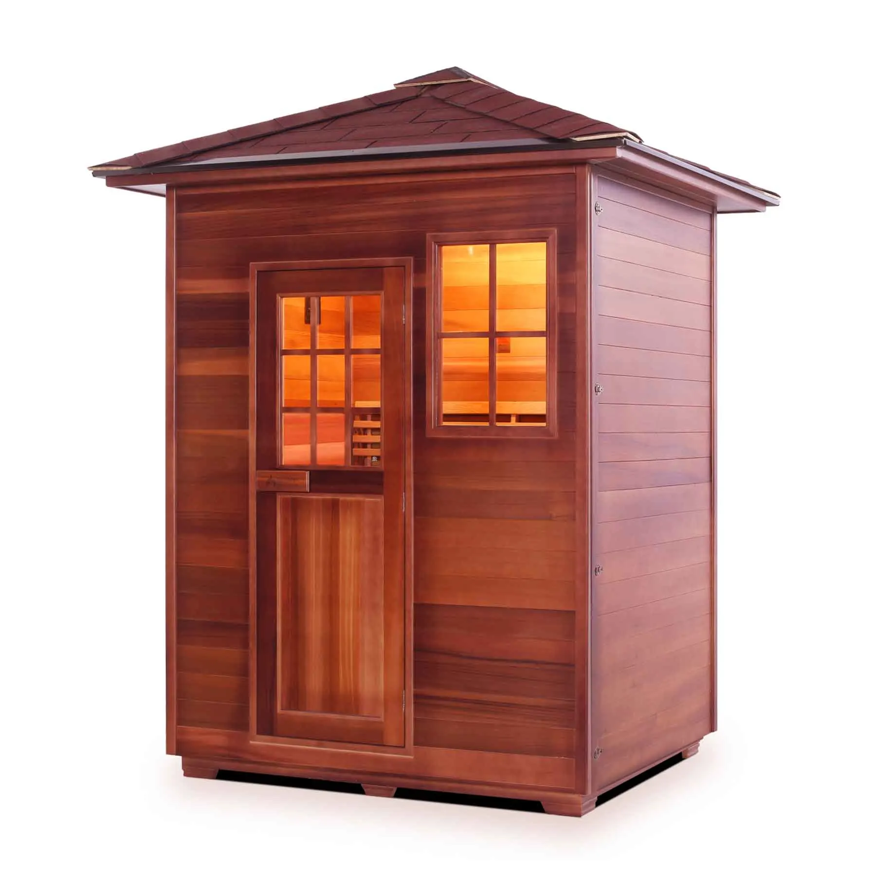 Enlighten Moonlight 3 Person  Outdoor Dry Traditional Sauna - image 1