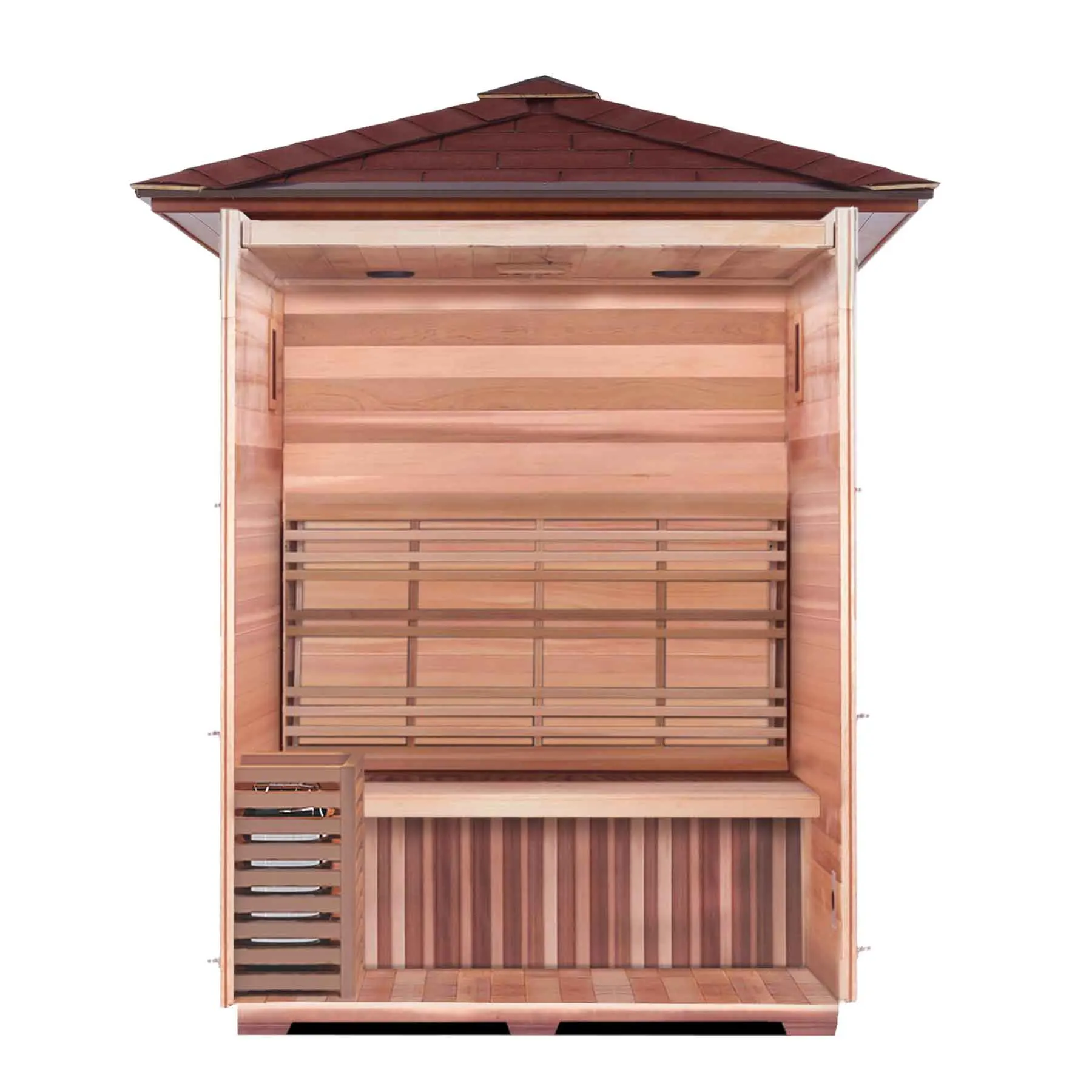 Enlighten Moonlight 3 Person  Outdoor Dry Traditional Sauna - image 4
