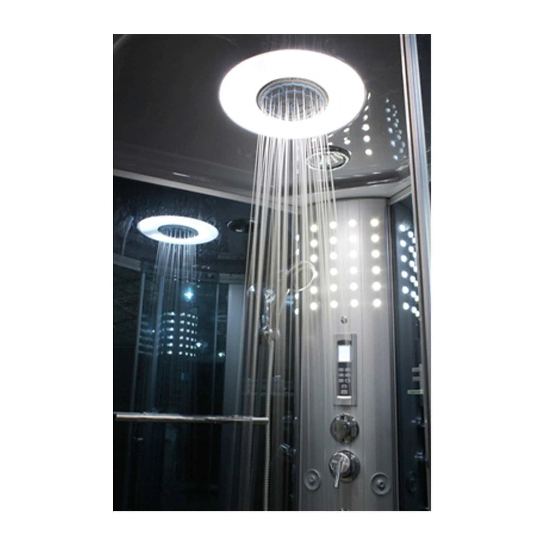 Mesa WS-803L 54L x 35W x 85H 2 Person Walk In Steam Shower - image 3