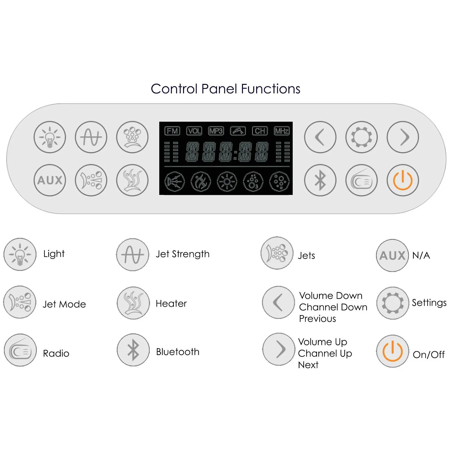 EAGO AM198ETL 5 ft Acrylic Round Corner Whirlpool Bathtub - image 11