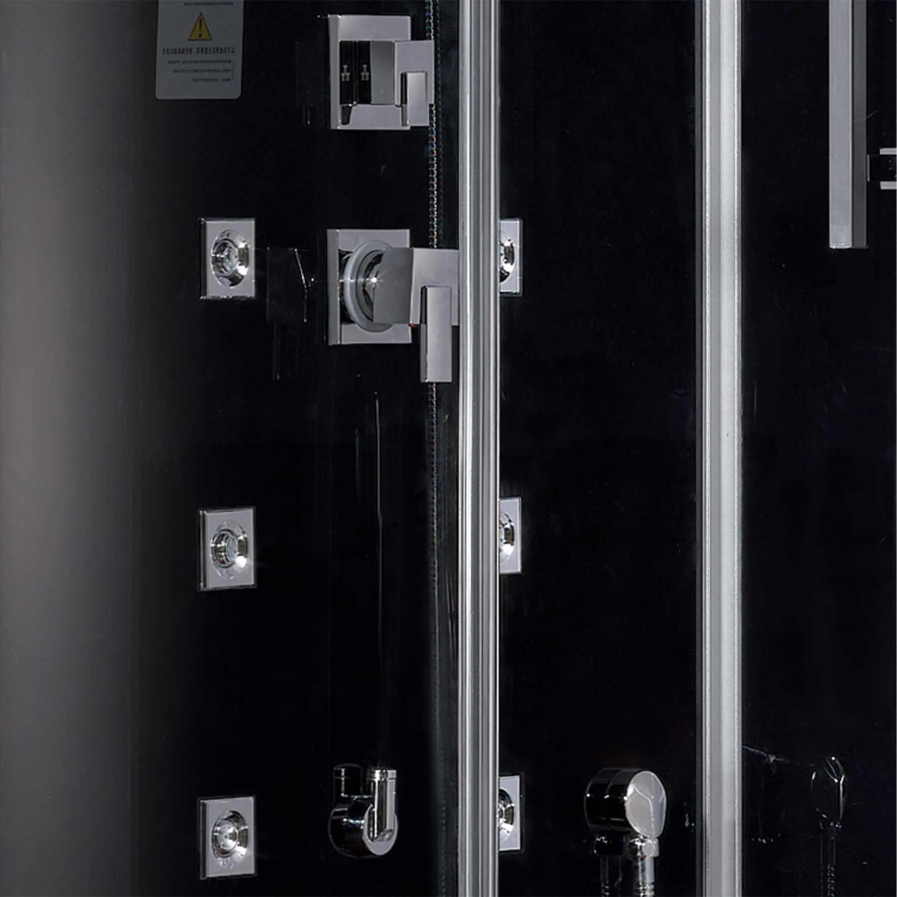 Platinum DZ959F8 47L x 35W x 89H Walk In Steam Shower - image 3