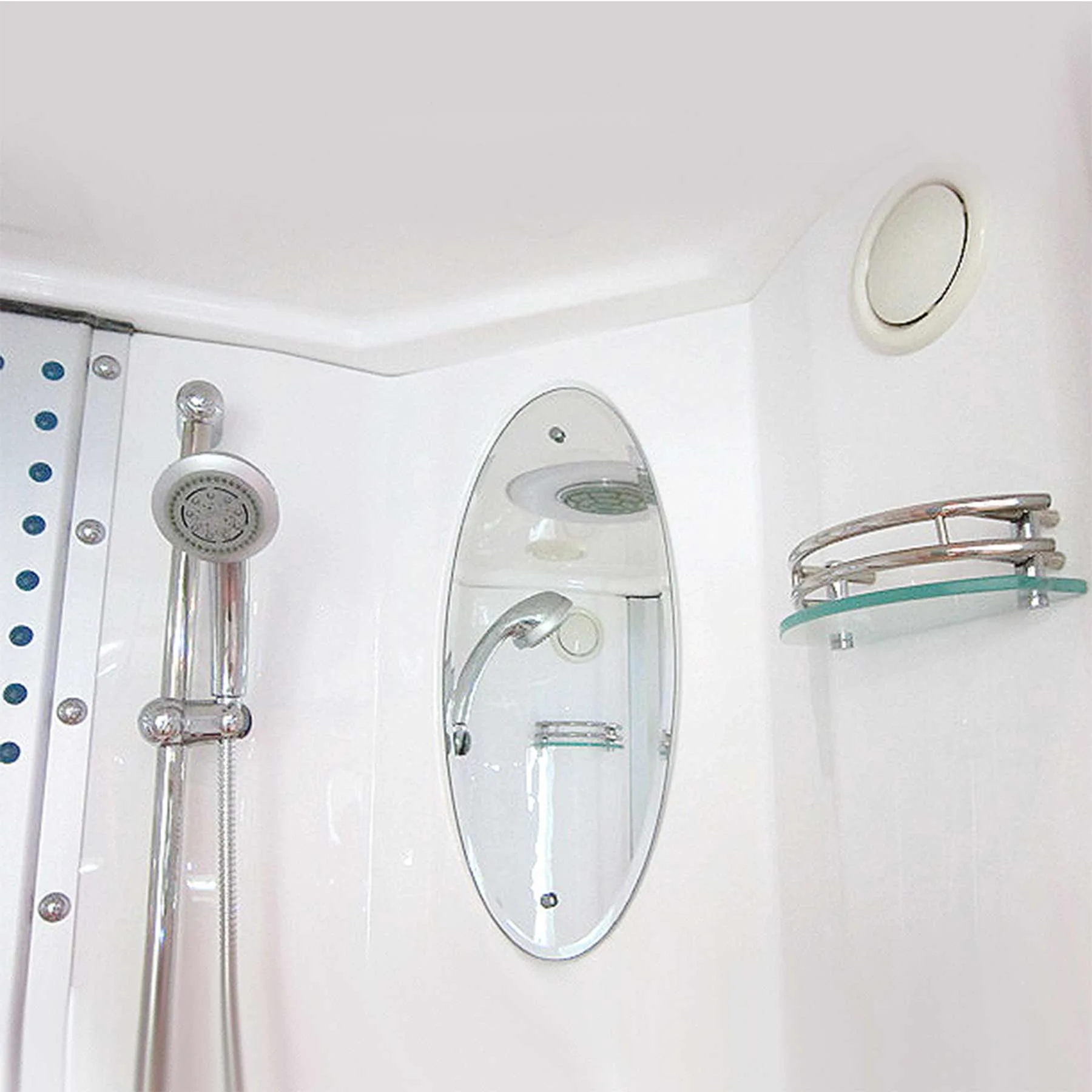 Mesa WS-802A 45L x 35W x 85H 1 Person Walk In Steam Shower - image 4