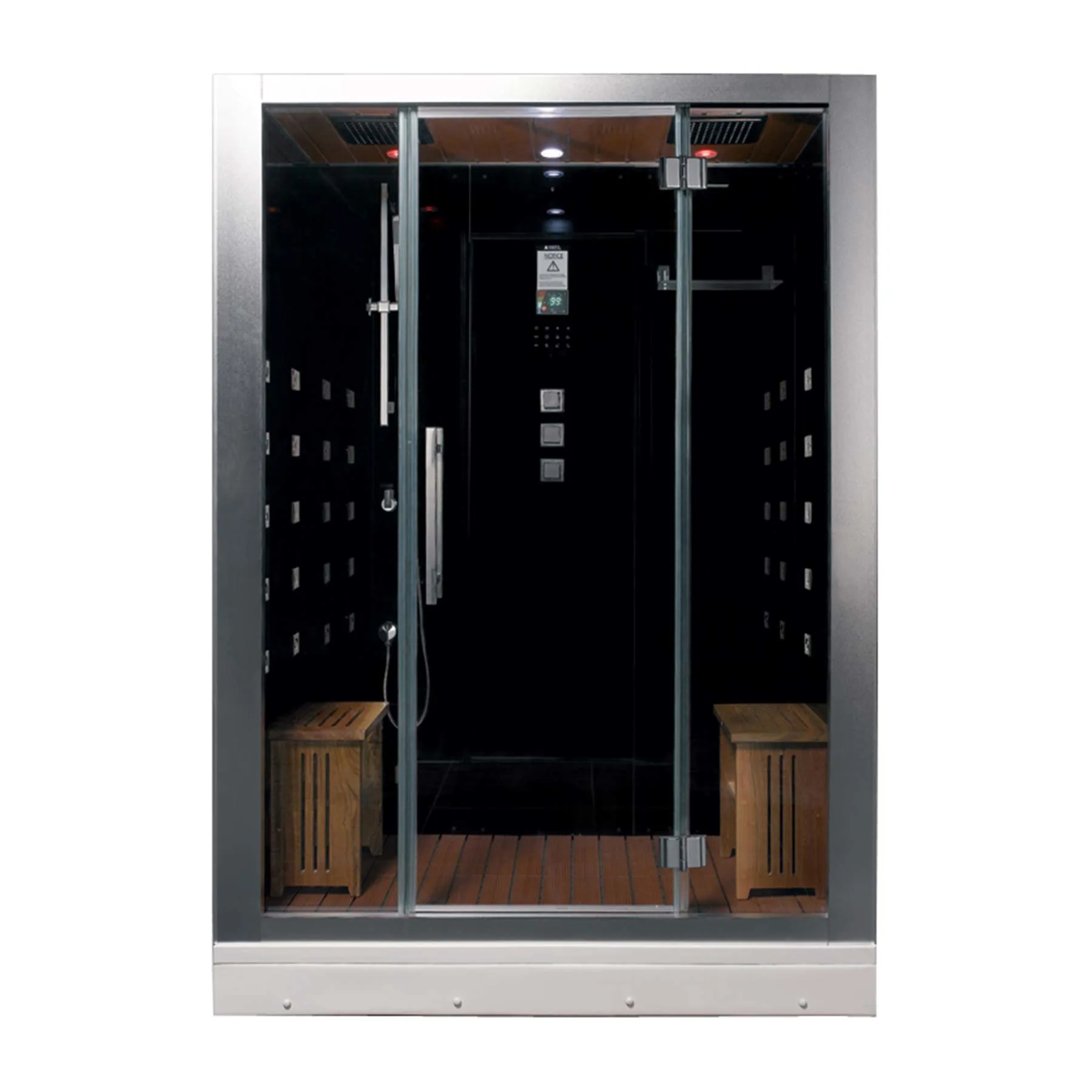 Platinum DZ972 59L x 32W x 87H 2 Person Ariel Steam Shower - image 1