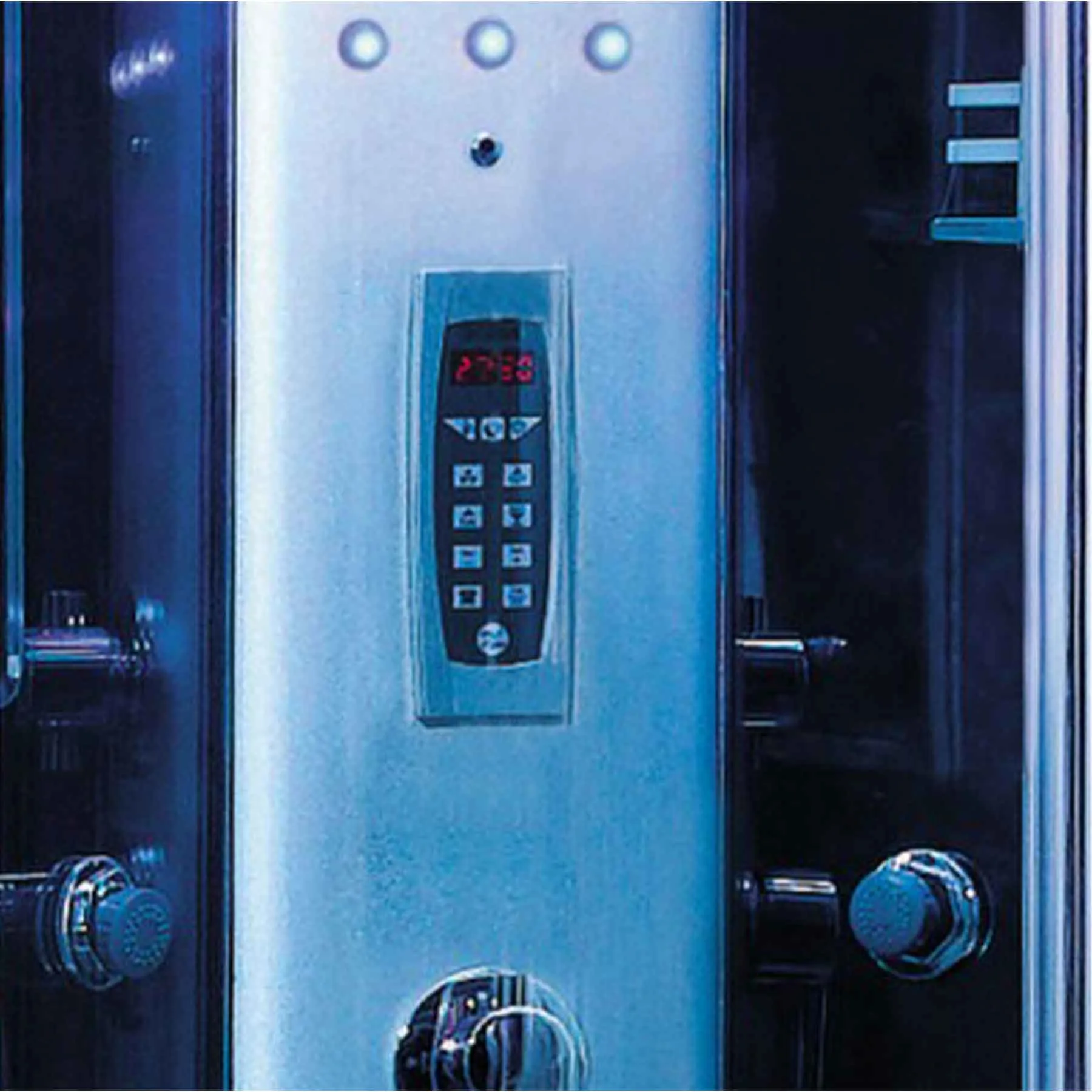 Mesa WS-990k 36L x 36W x 87H 1 Person Walk In Steam Shower - image 3