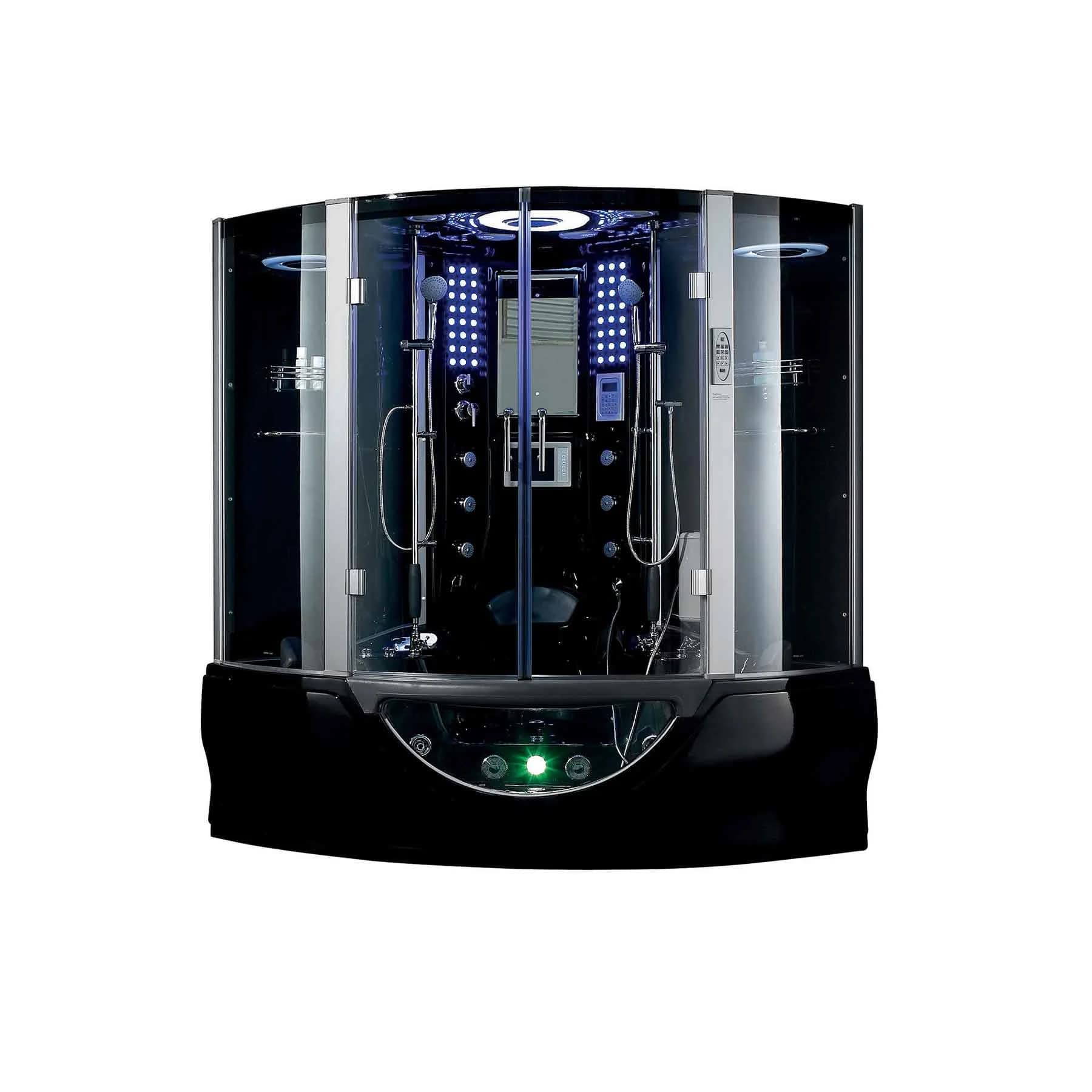 Maya Valencia 26 Jetted 64L x 64W x 88H in Steam Shower - image 1