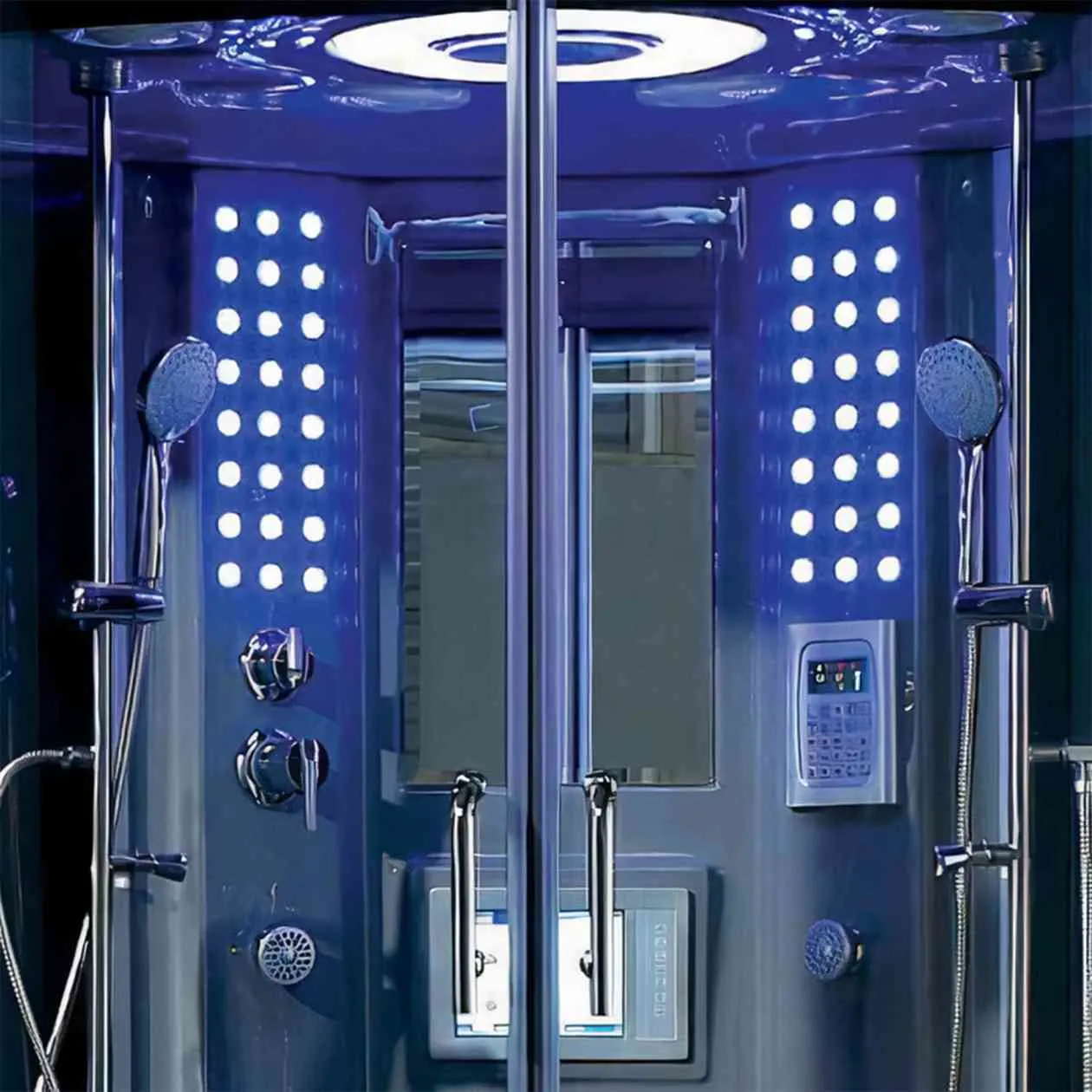 Maya Valencia 26 Jetted 64L x 64W x 88H in Steam Shower - image 7