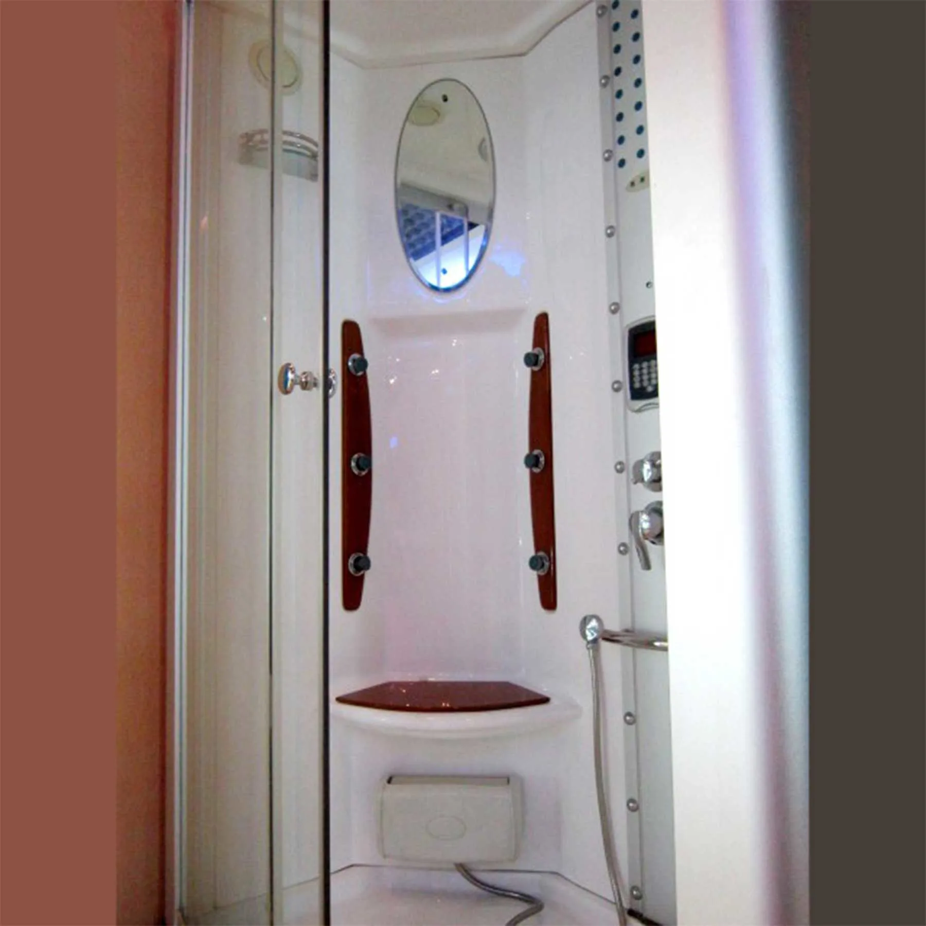 Mesa WS-803A 54L x 35W x 85H 2 Person Walk In Steam Shower - image 4