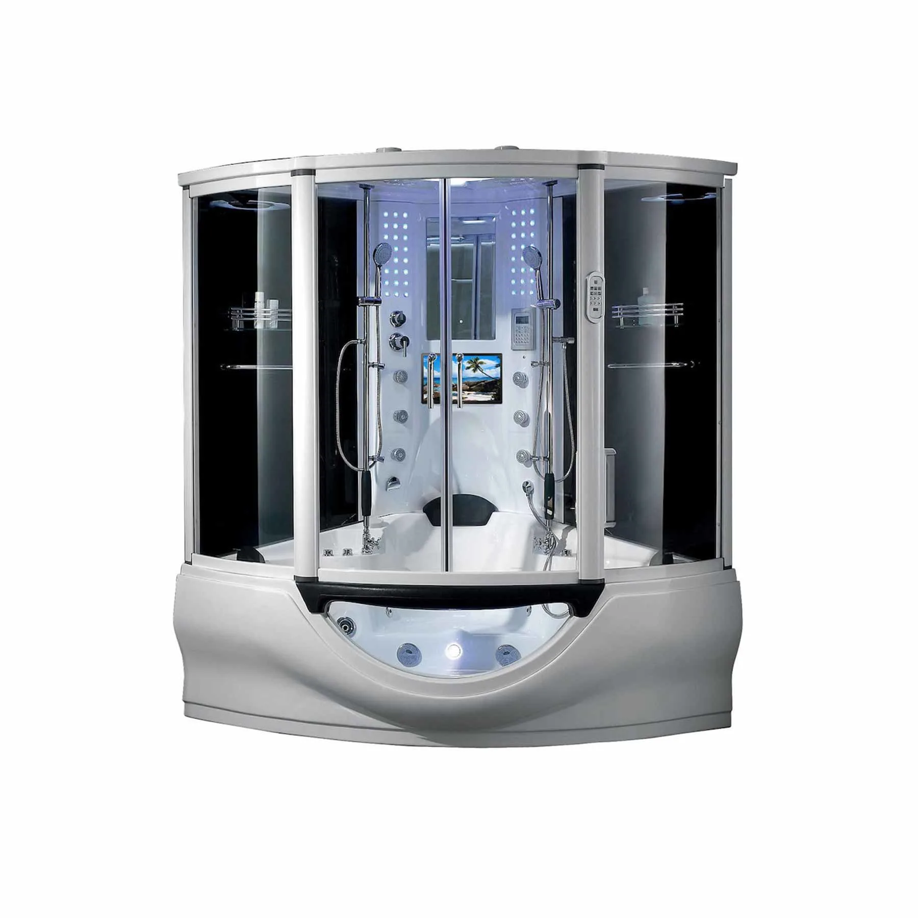 Maya Superior 34 Jetted 64L x 64W x 88H in Steam Shower - image 1