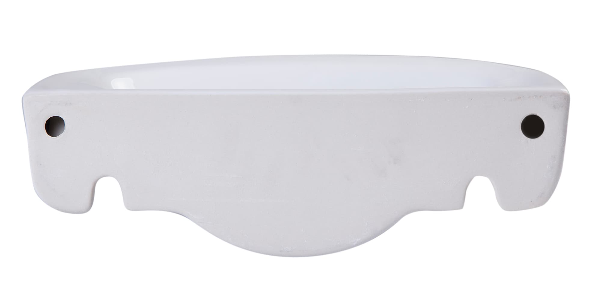 ALFI AB102 Small White Wall Mounted Porcelain Bathroom Sink - image 6